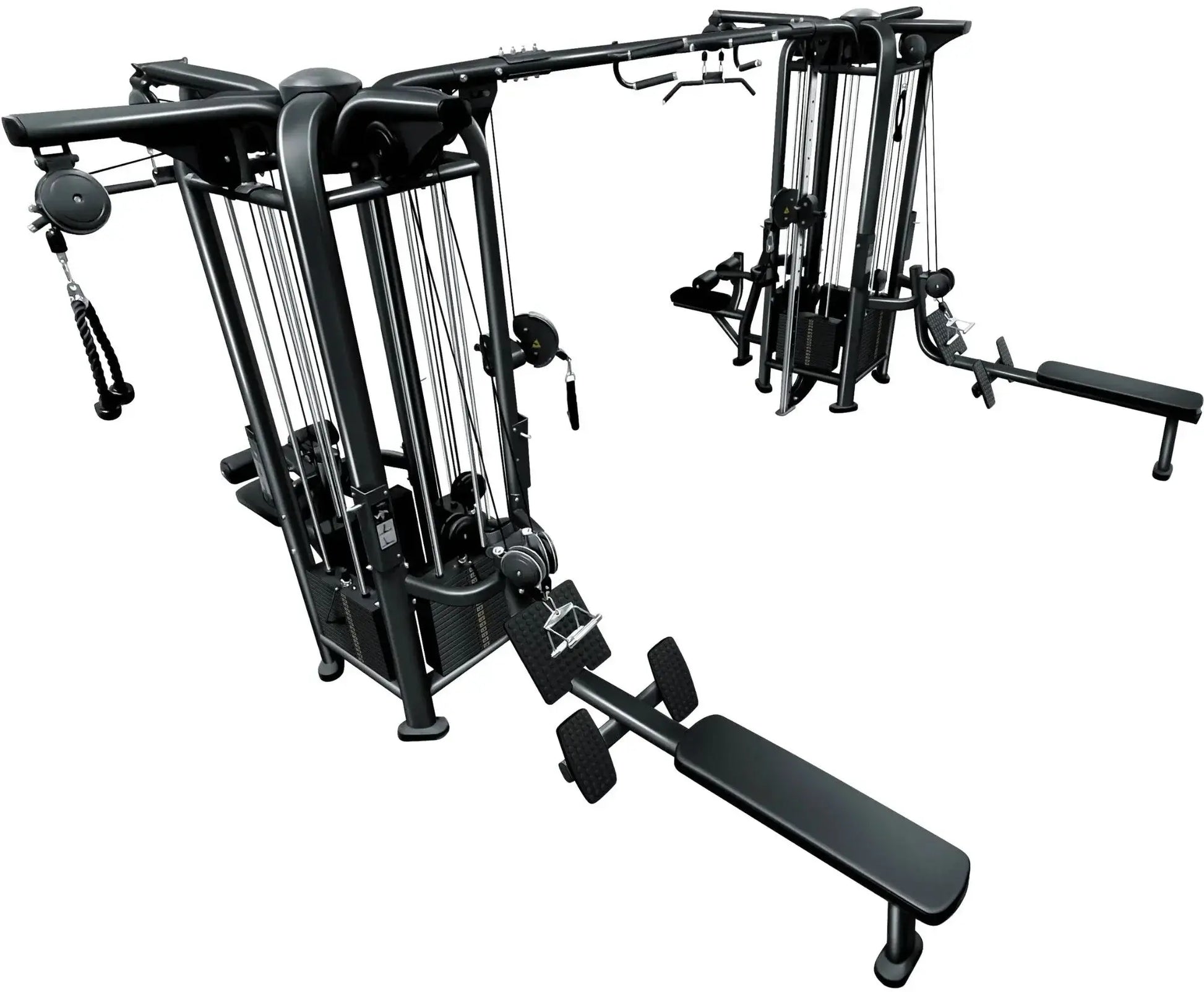 French Fitness FFB Black 8 Stack Multi Jungle Gym (New) Image 2