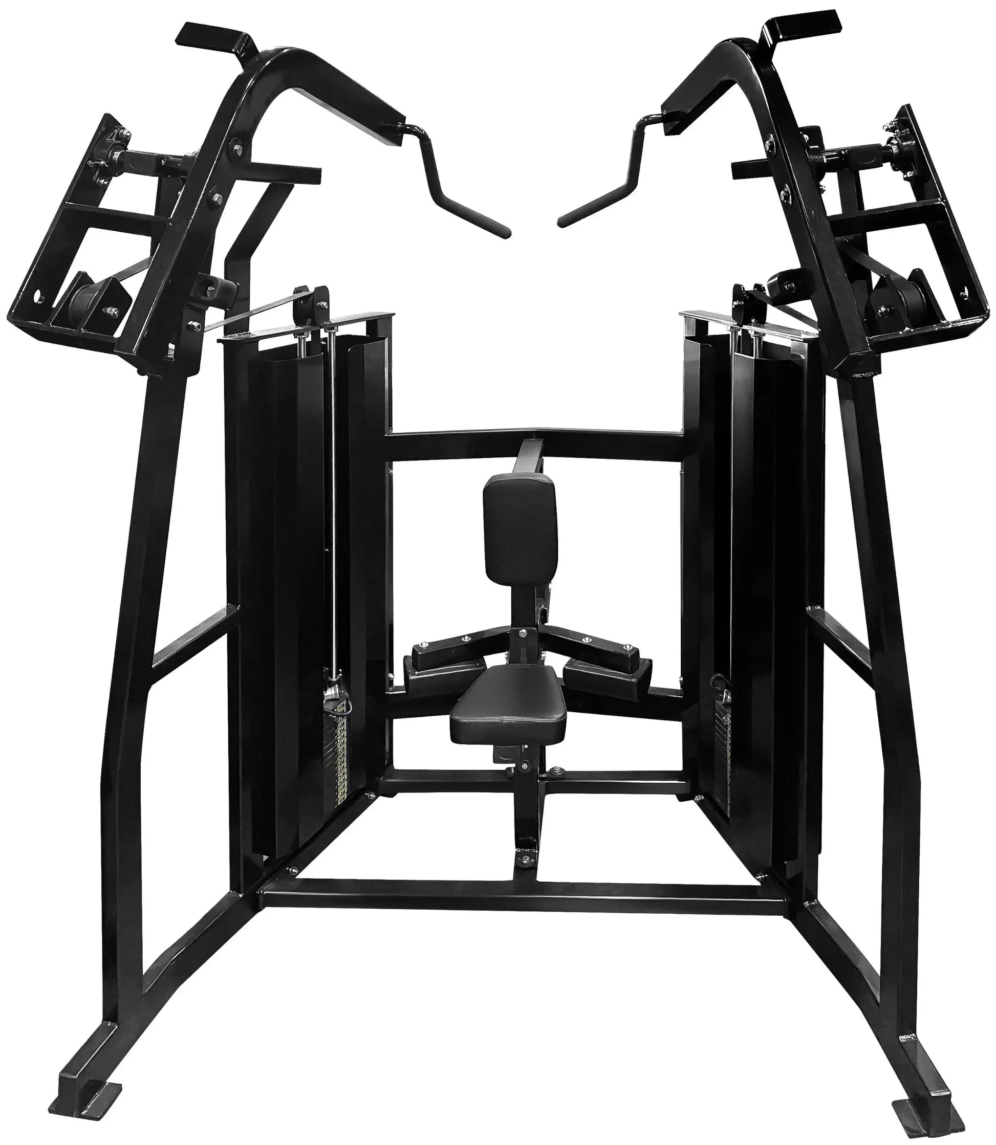 French Fitness FFB Black Dual Stack Front Lat Pulldown (New) Image 2