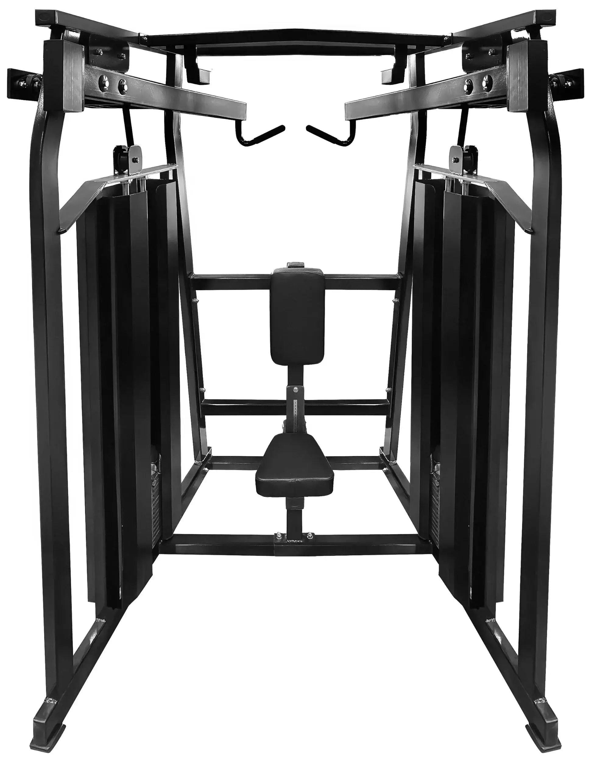 French Fitness FFB Black Dual Stack High Row (New) Image 2