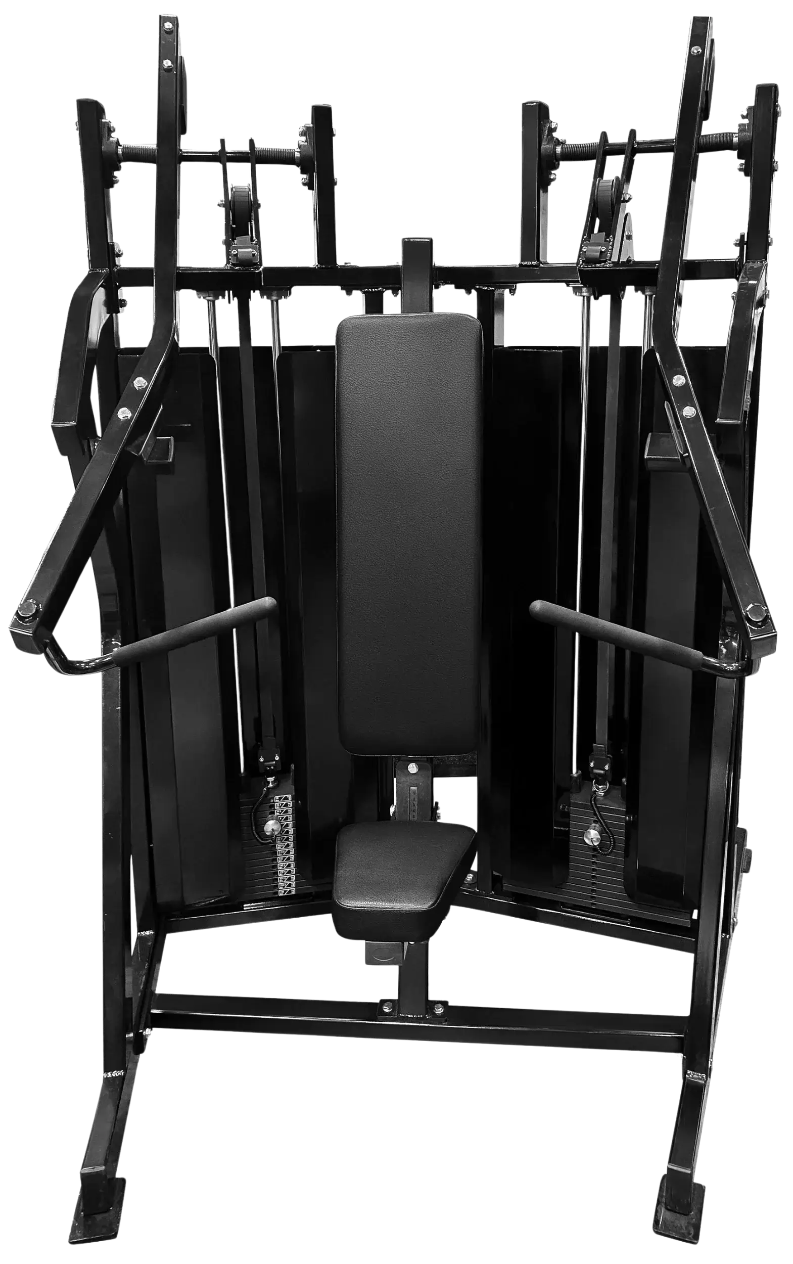 French Fitness FFB Black Dual Stack Incline Press (New) Image