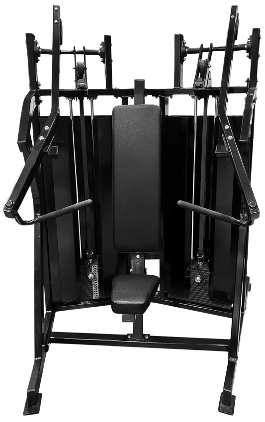 French Fitness FFB Black Dual Stack Incline Press (New) Image