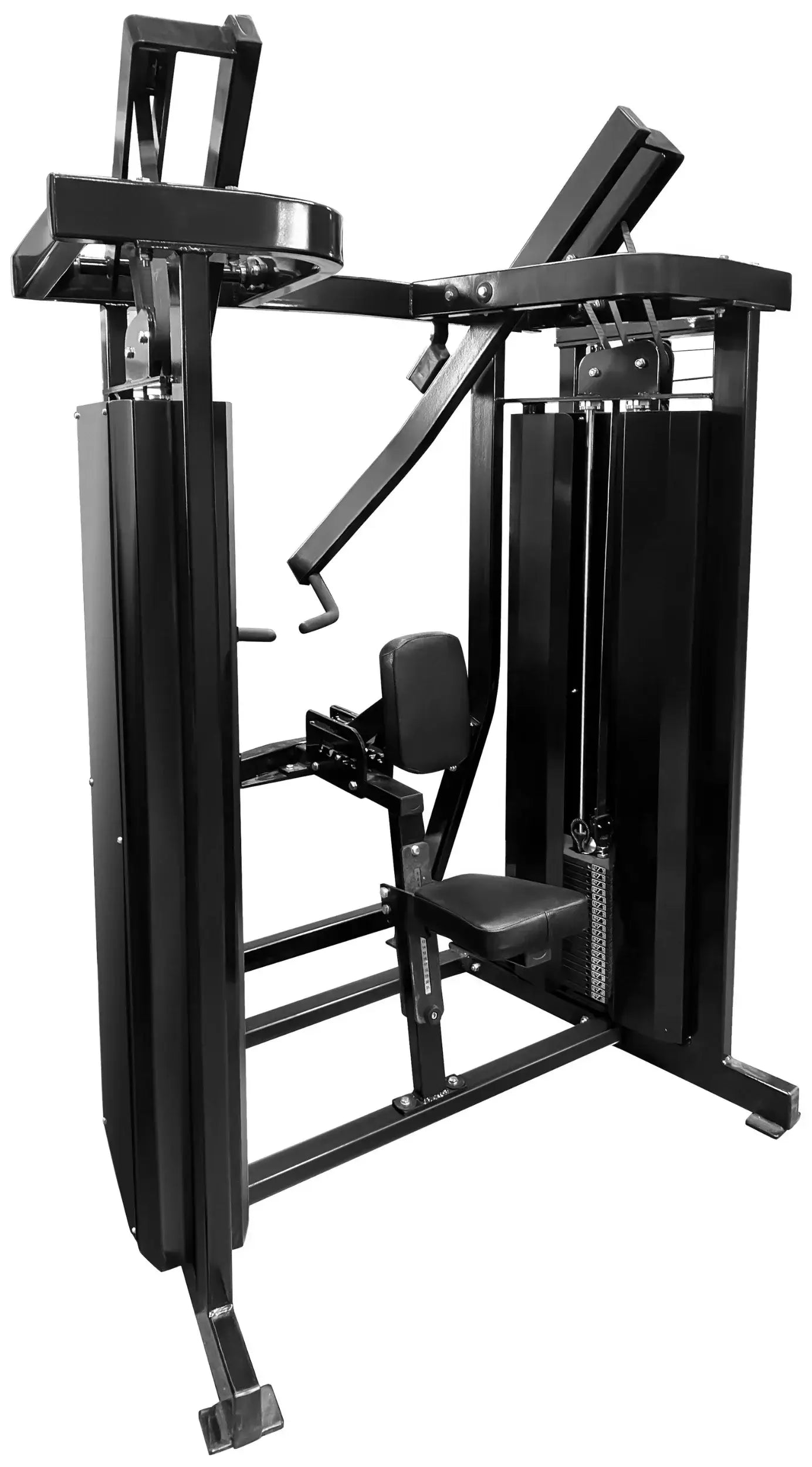 French Fitness FFB Black Dual Stack Low Row (New) Image 2