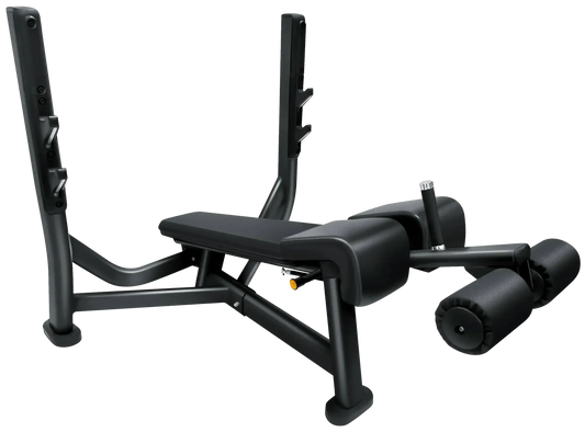 French Fitness FFB Black Olympic Decline Bench (New) Image