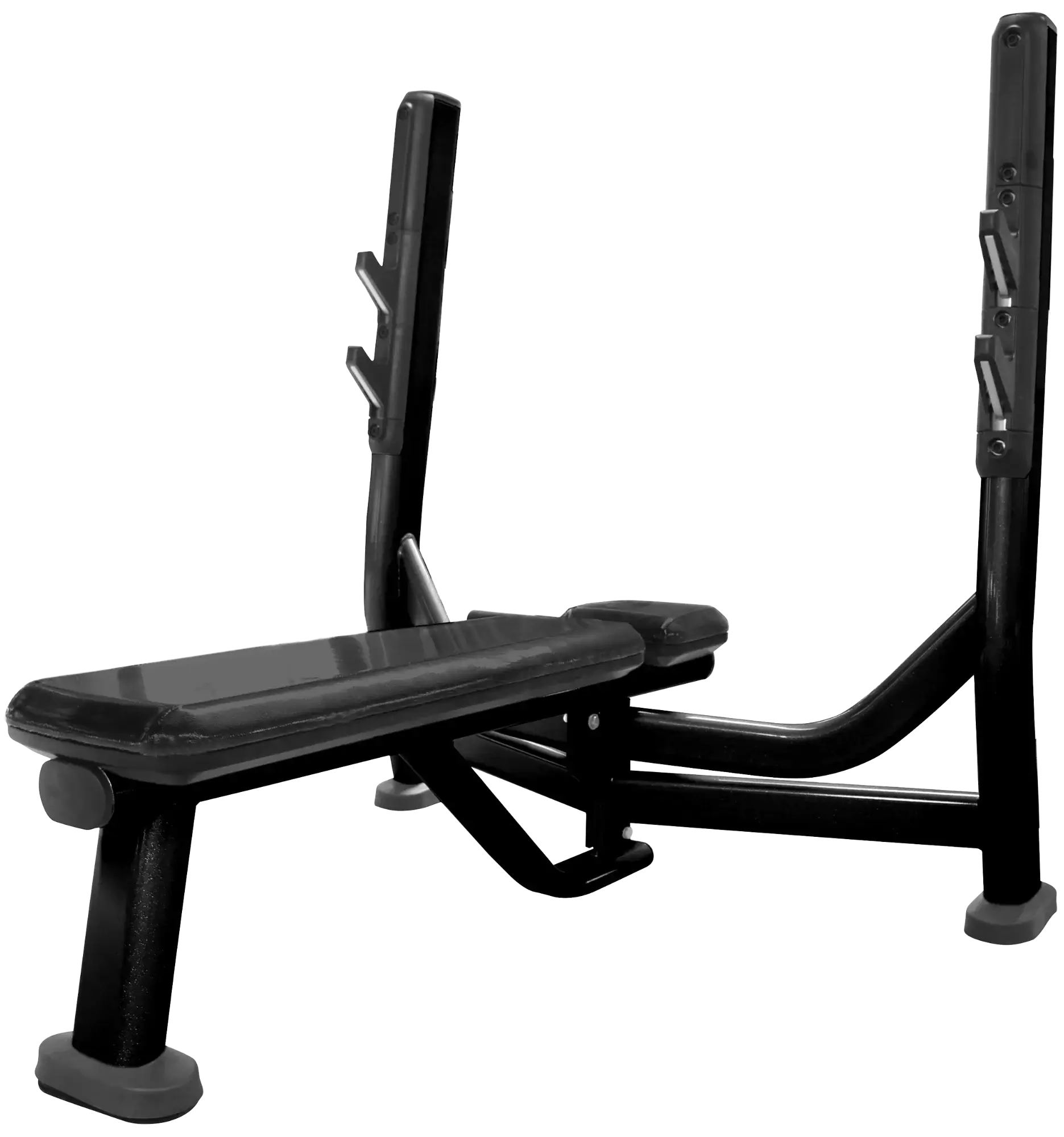 French Fitness FFB Black Olympic Flat Bench Press (New) Image