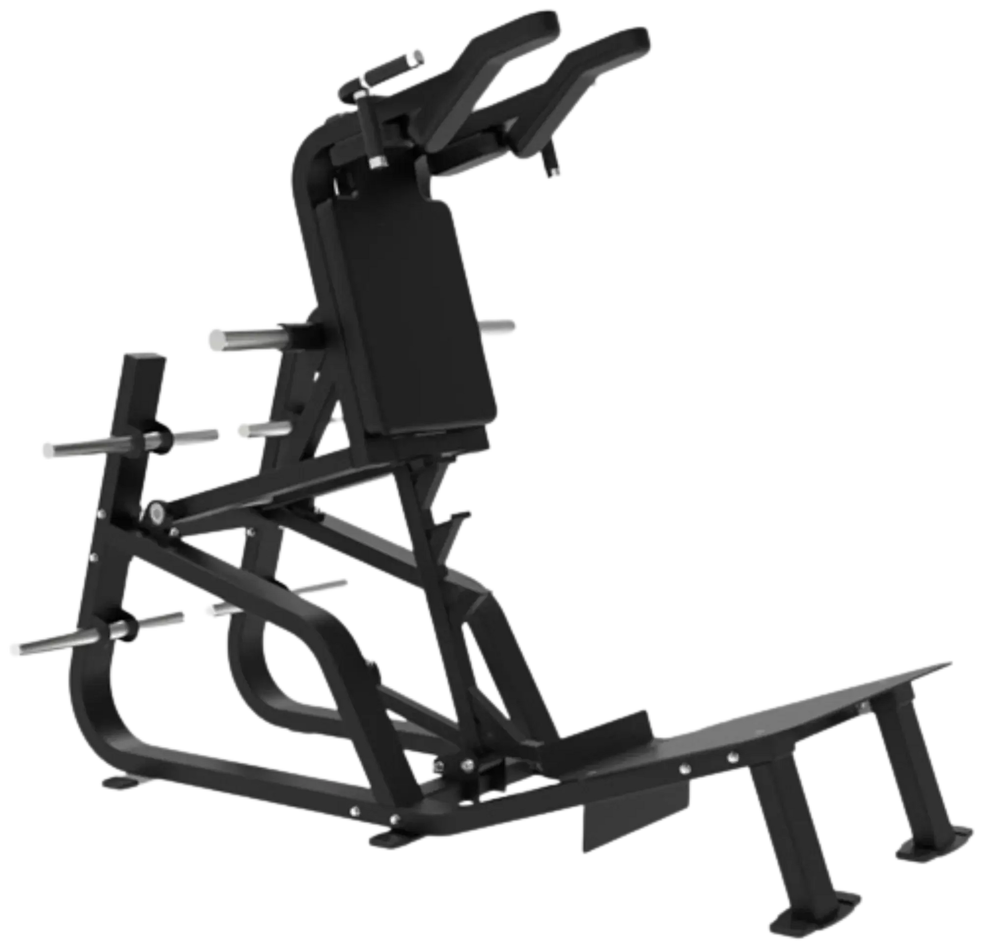 French Fitness FFB Black Super V-Squat Plate Loaded (New) Image