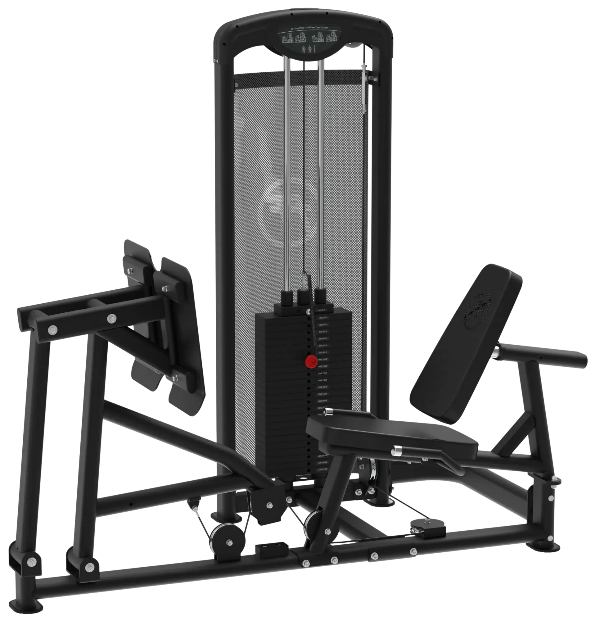 French Fitness FFB Black Seated Leg Press (New) Image