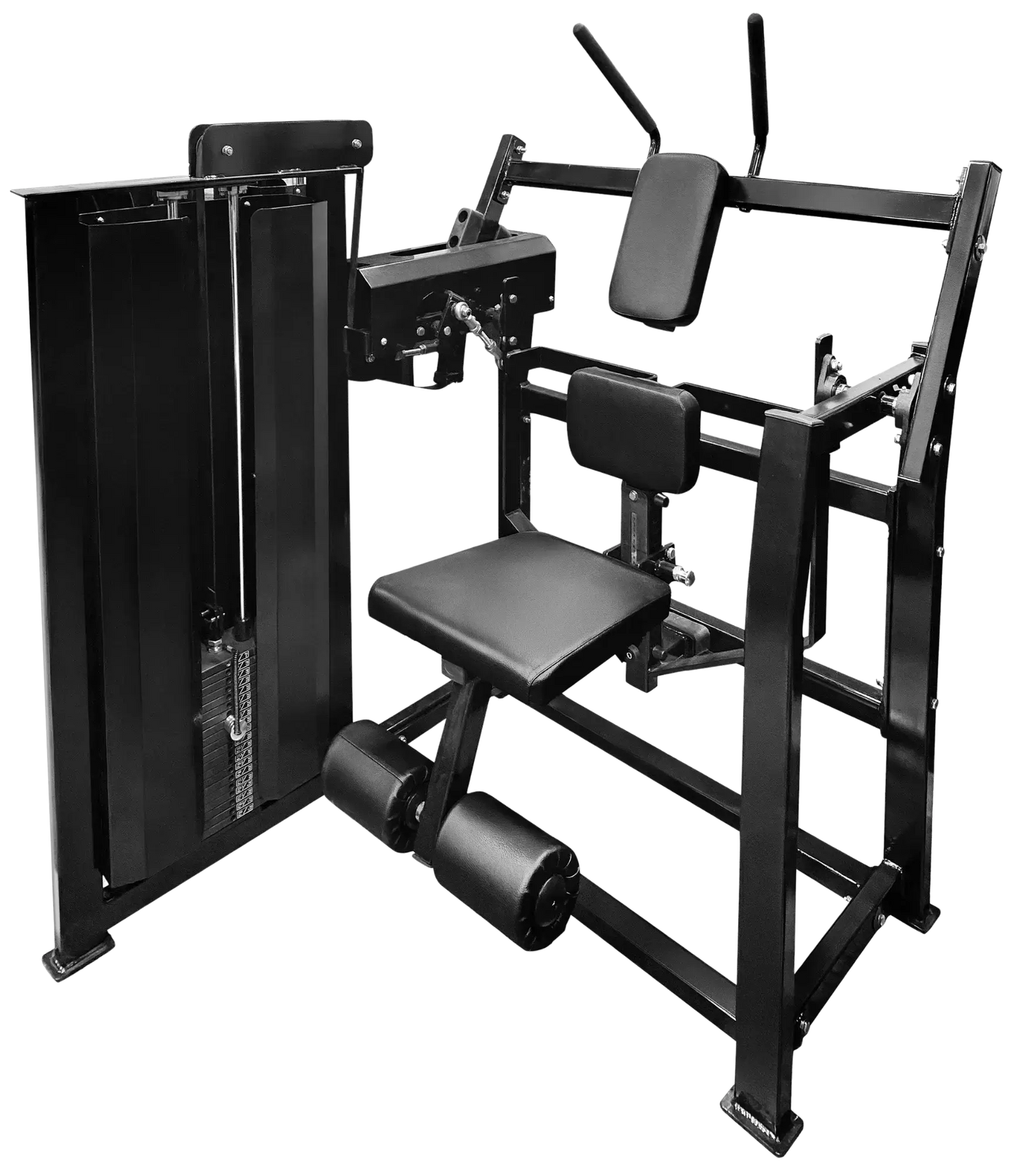 French Fitness FFB Black Single Stack Abdominal Crunch (New) Image