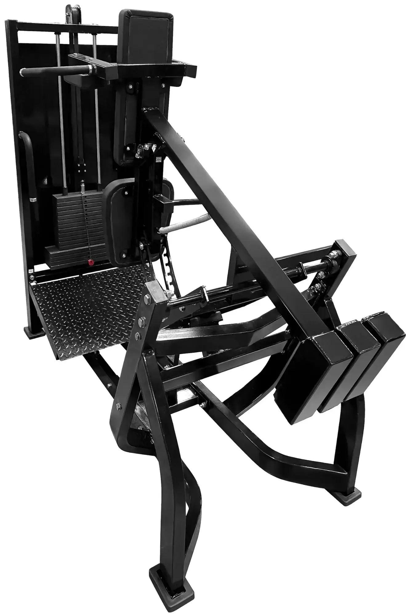 French Fitness FFB Black Single Stack V-Squat (New) Image 3