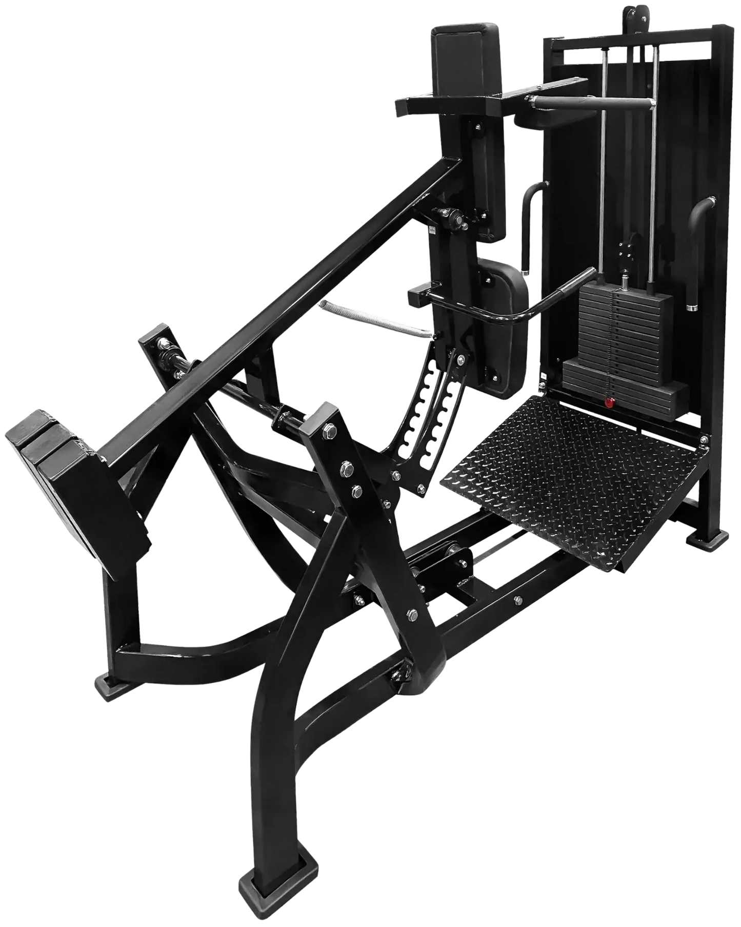 French Fitness FFB Black Single Stack V-Squat (New) Image