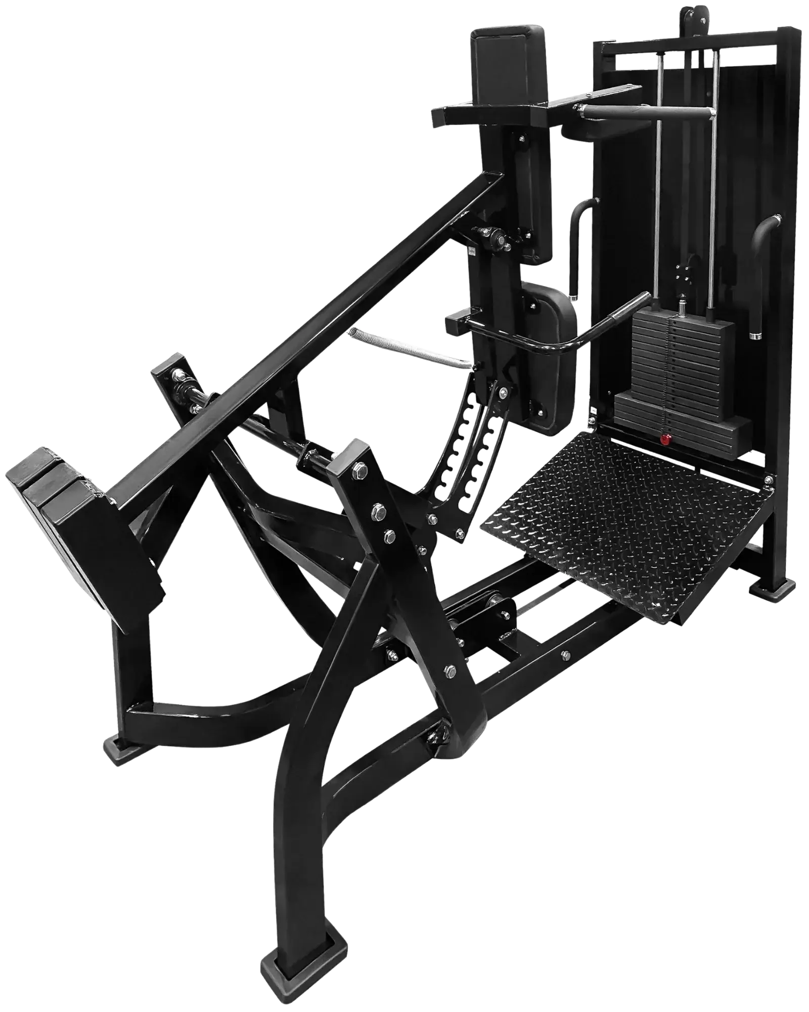 French Fitness FFB Black Single Stack V-Squat (New) Image