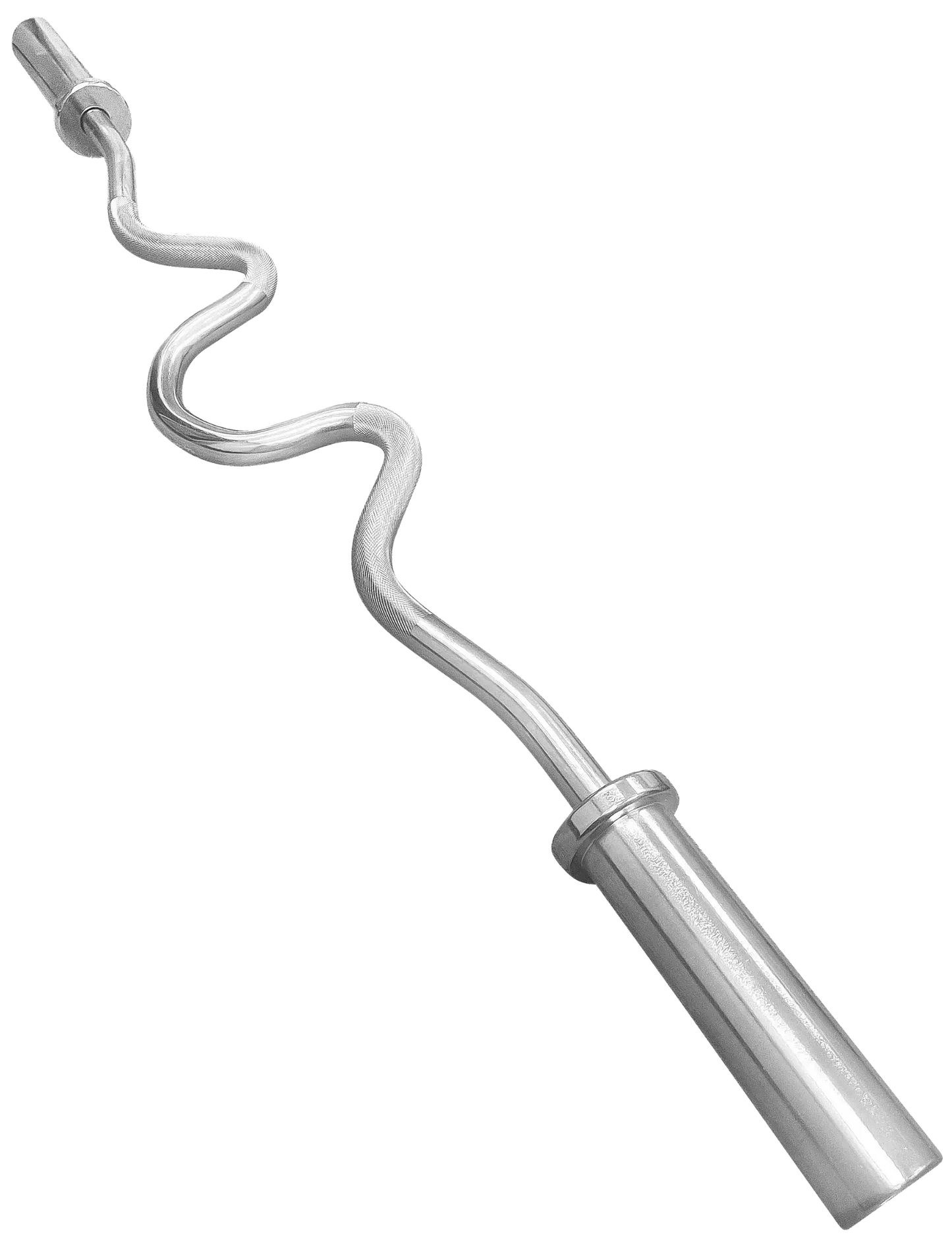 French Fitness - Chrome 47" Olympic Combination Bar (New) - Full View