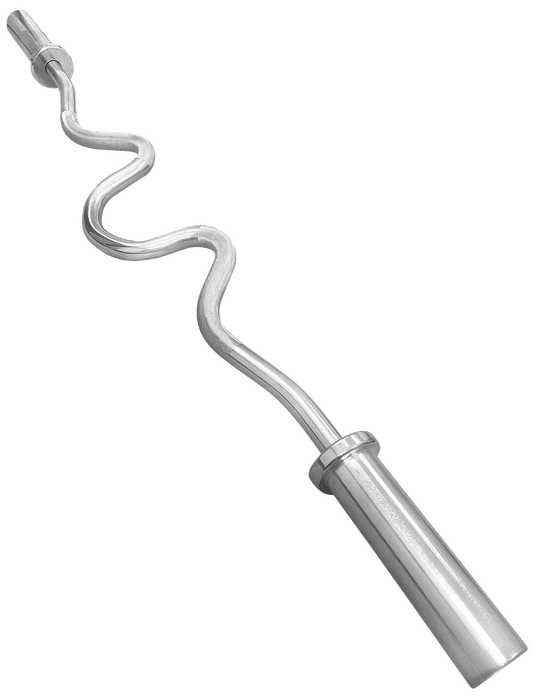 French Fitness - Chrome 47" Olympic Combination Bar (New) - Full View