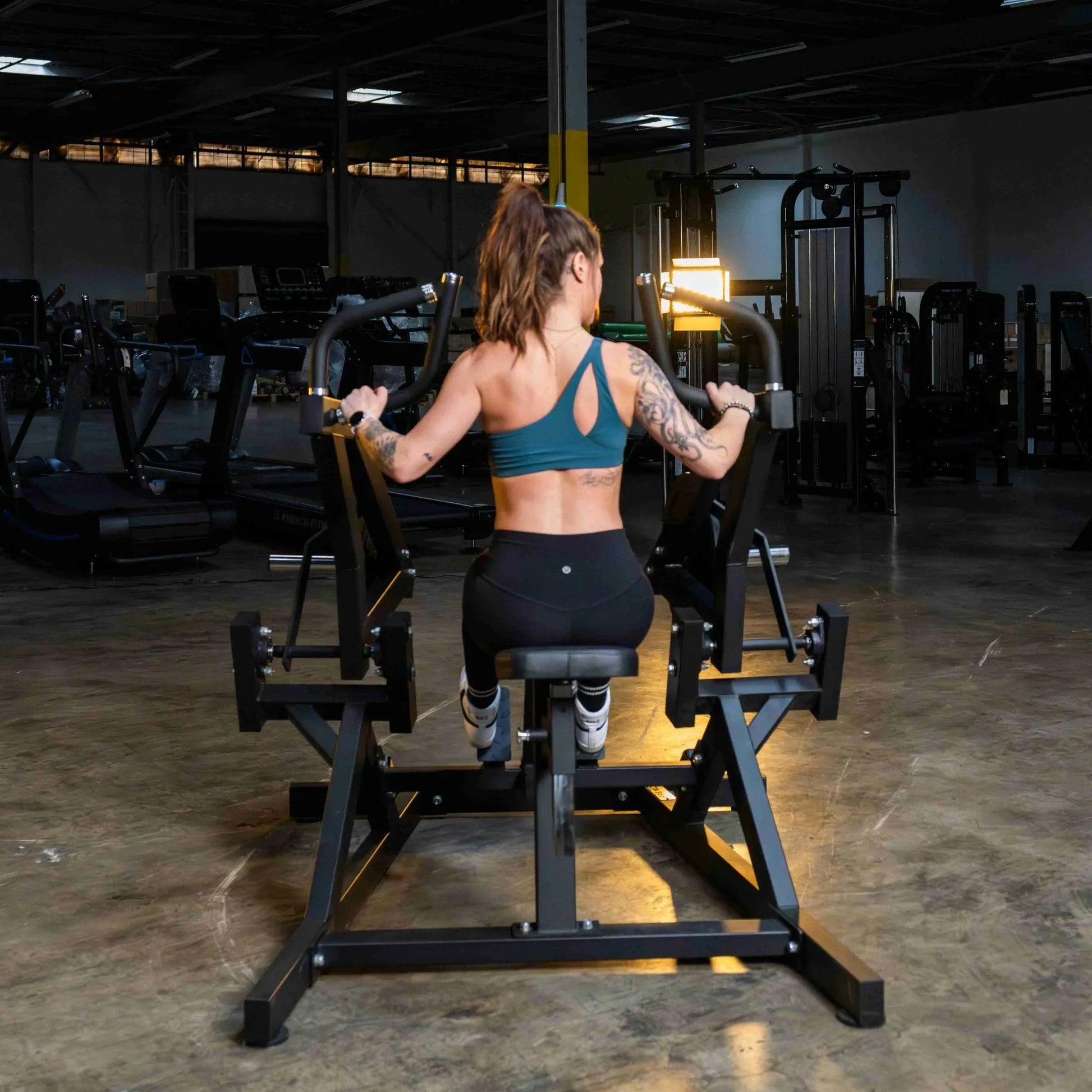 French Fitness Marin Iso-Lateral Rowing Low Row Plate Loaded (New) Image 7