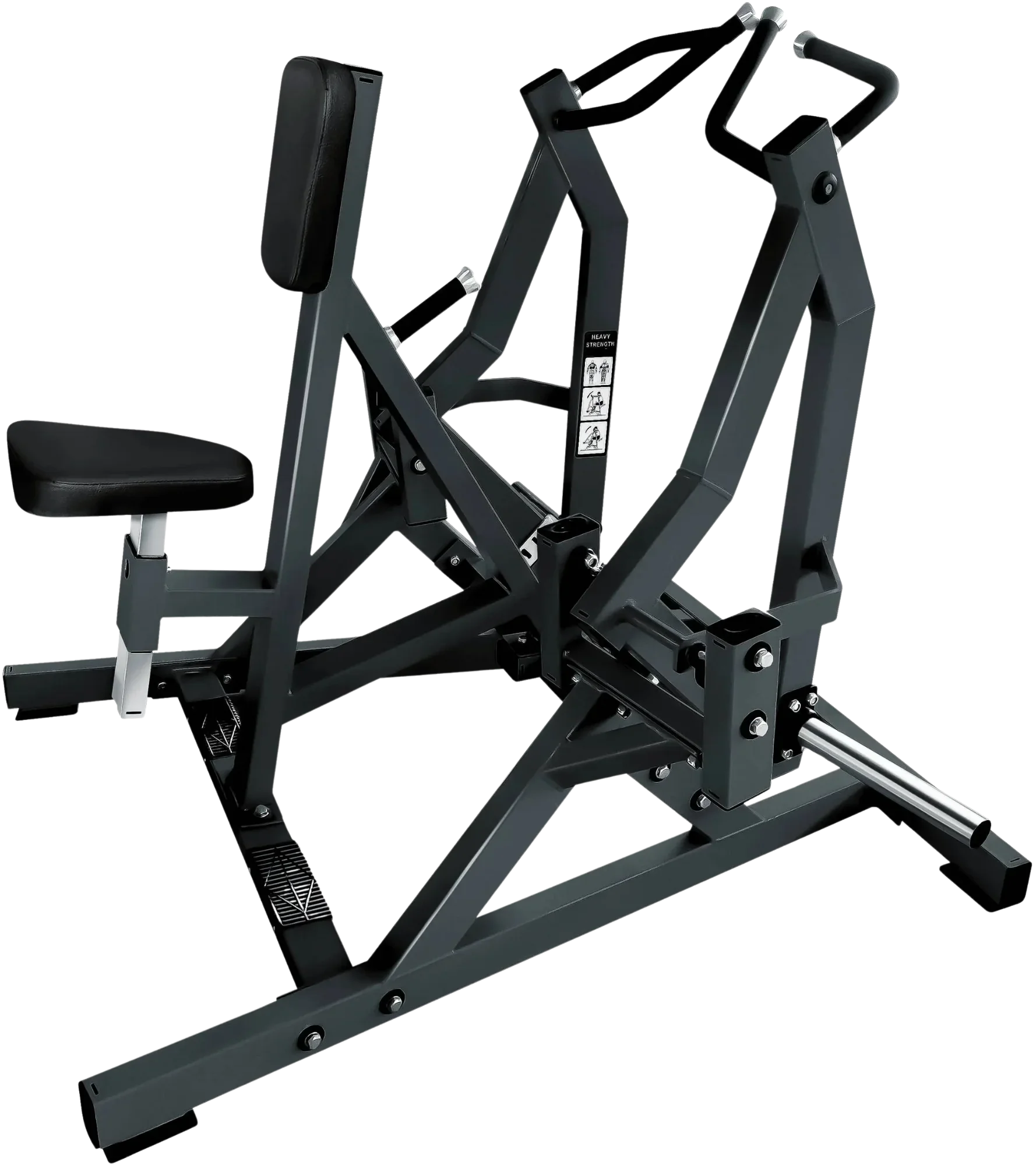 French Fitness Marin Iso-Lateral Rowing Low Row Plate Loaded (New) Image