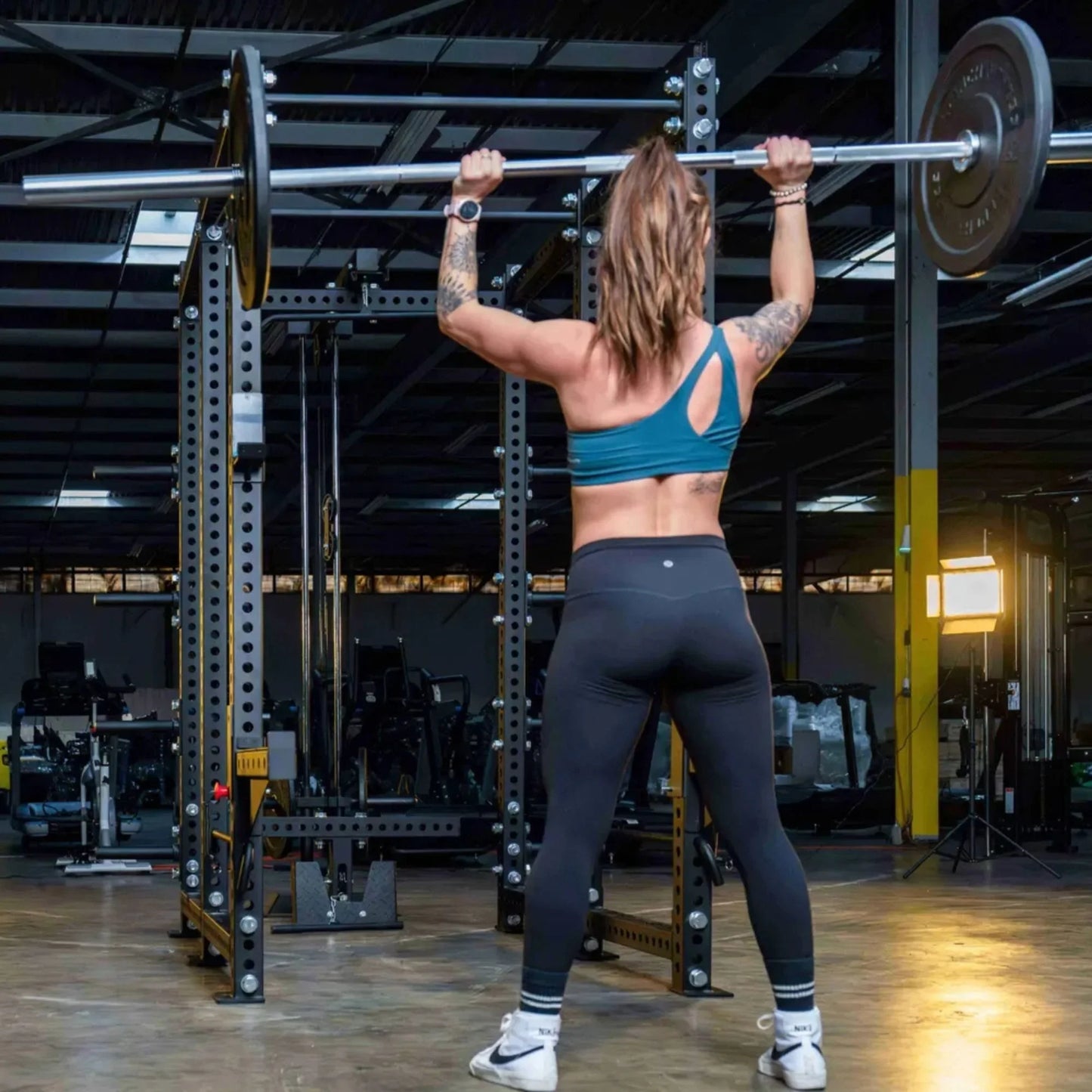 French Fitness R30-RE Commercial Power Rack w/Lat Pulldown / Low Row (New) Image 6