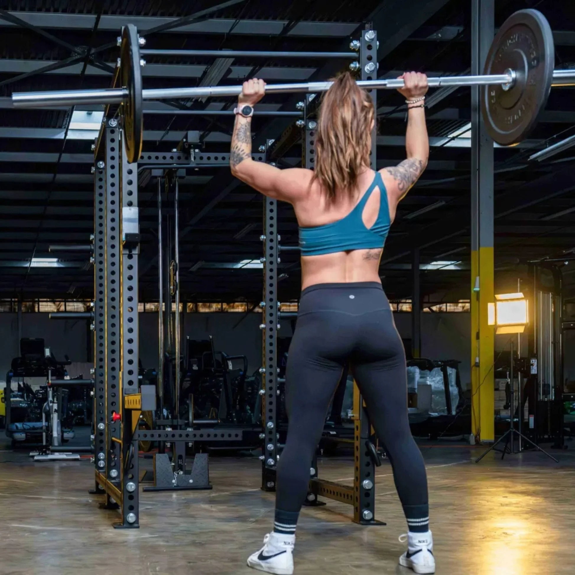 French Fitness R30-RE Commercial Power Rack w/Lat Pulldown / Low Row (New) Image 6