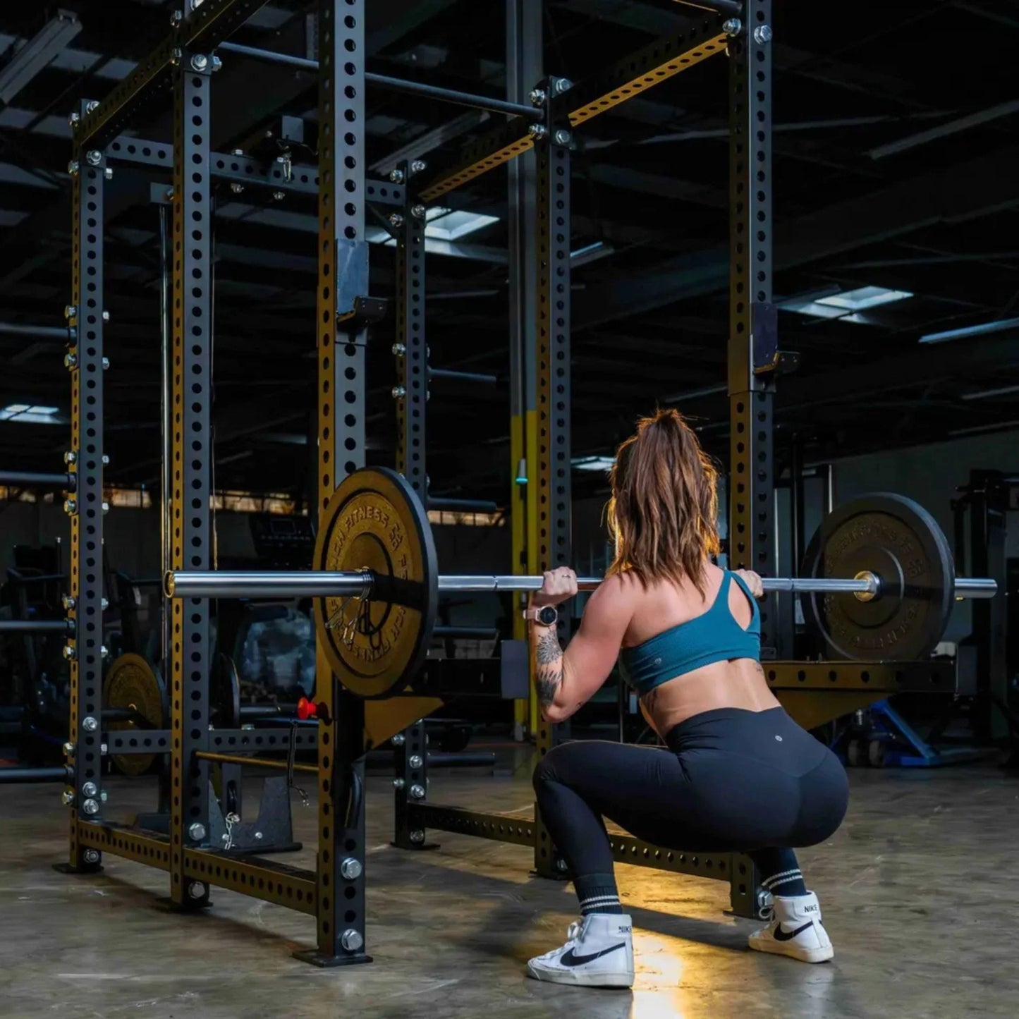 French Fitness R30-RE Commercial Power Rack w/Lat Pulldown / Low Row (New) Image 7