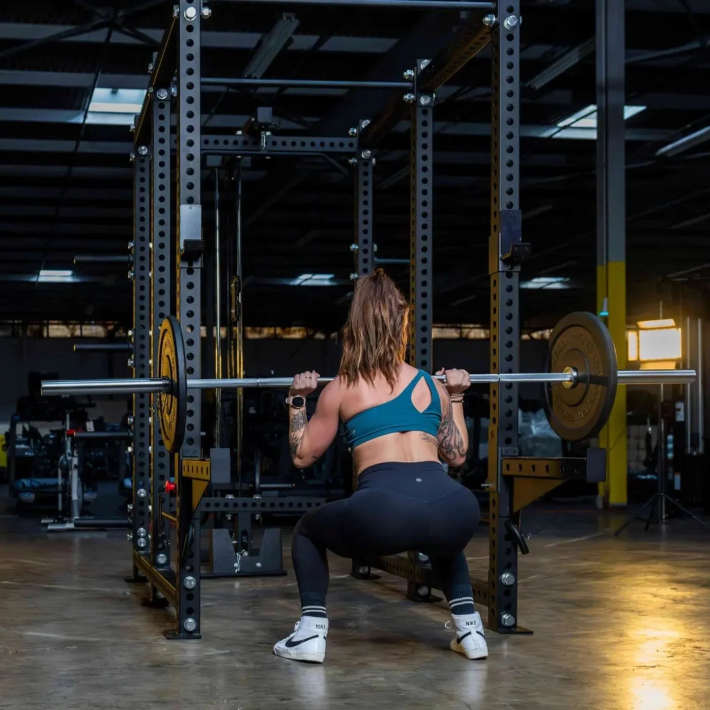 French Fitness R30-RE Commercial Power Rack w/Lat Pulldown / Low Row (New) Image 8