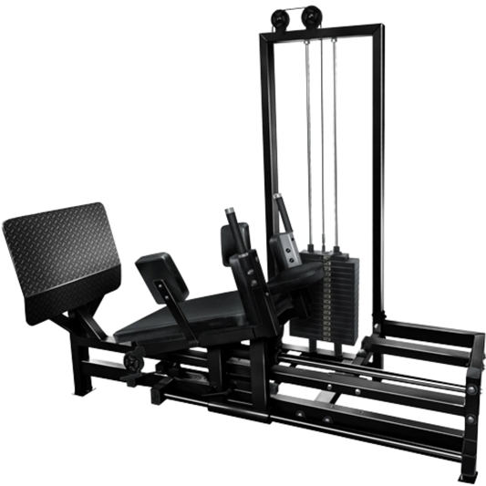 French Fitness Tahoe Selectorized Horizontal Leg Press (New) Image