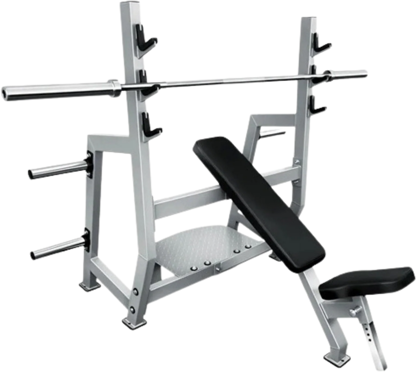 French Fitness Napa Olympic Incline Bench w/Weight Storage (New) Image