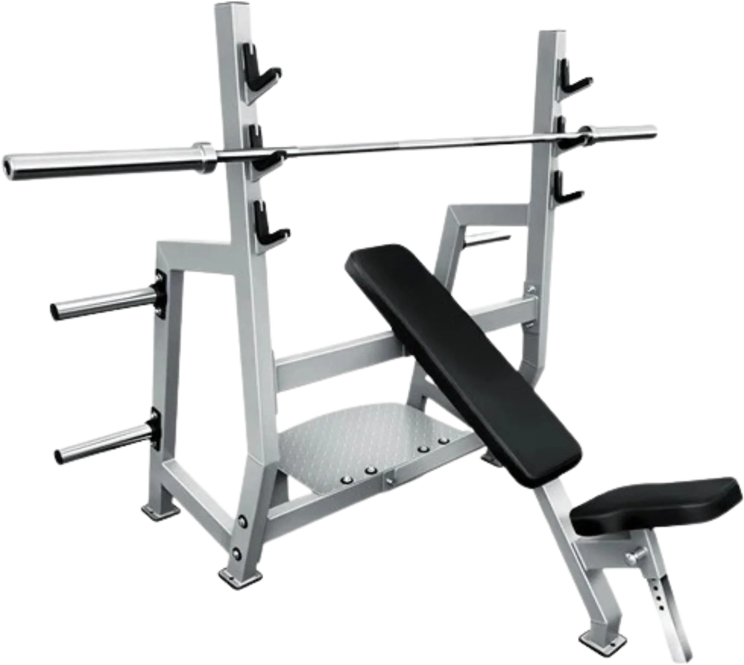 French Fitness Napa Olympic Incline Bench w/Weight Storage (New) Image