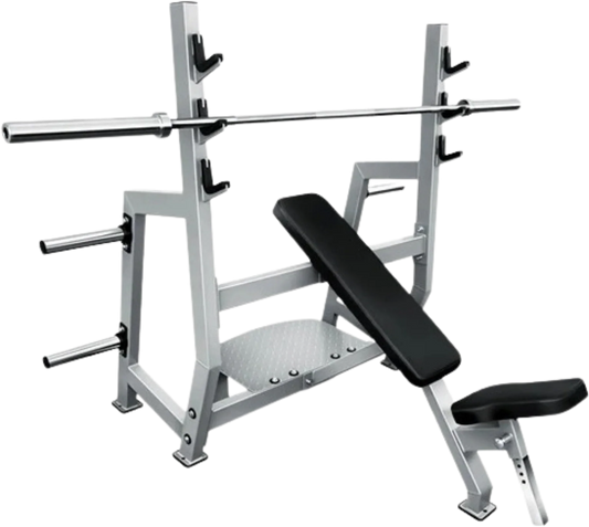 French Fitness Napa Olympic Incline Bench w/Weight Storage (New) Image