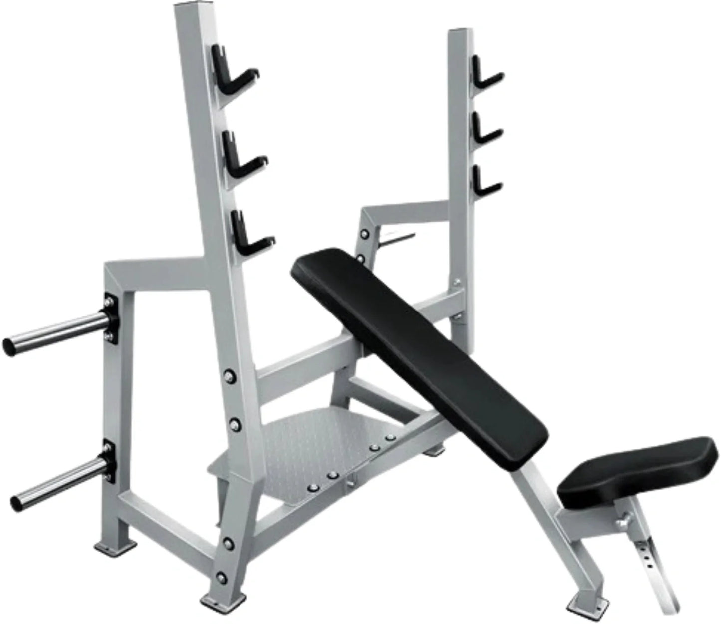 French Fitness Napa Olympic Incline Bench w/Weight Storage (New) Image 2