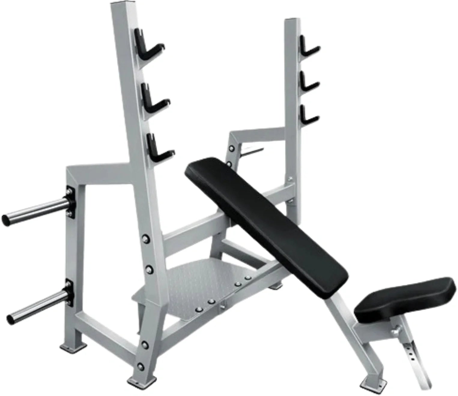 French Fitness Napa Olympic Incline Bench w/Weight Storage (New) Image 2