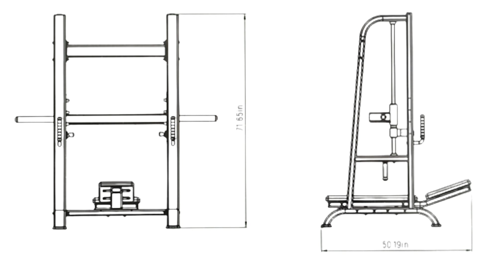 French Fitness Napa Vertical Leg Press Plate Loaded (New) Image 3