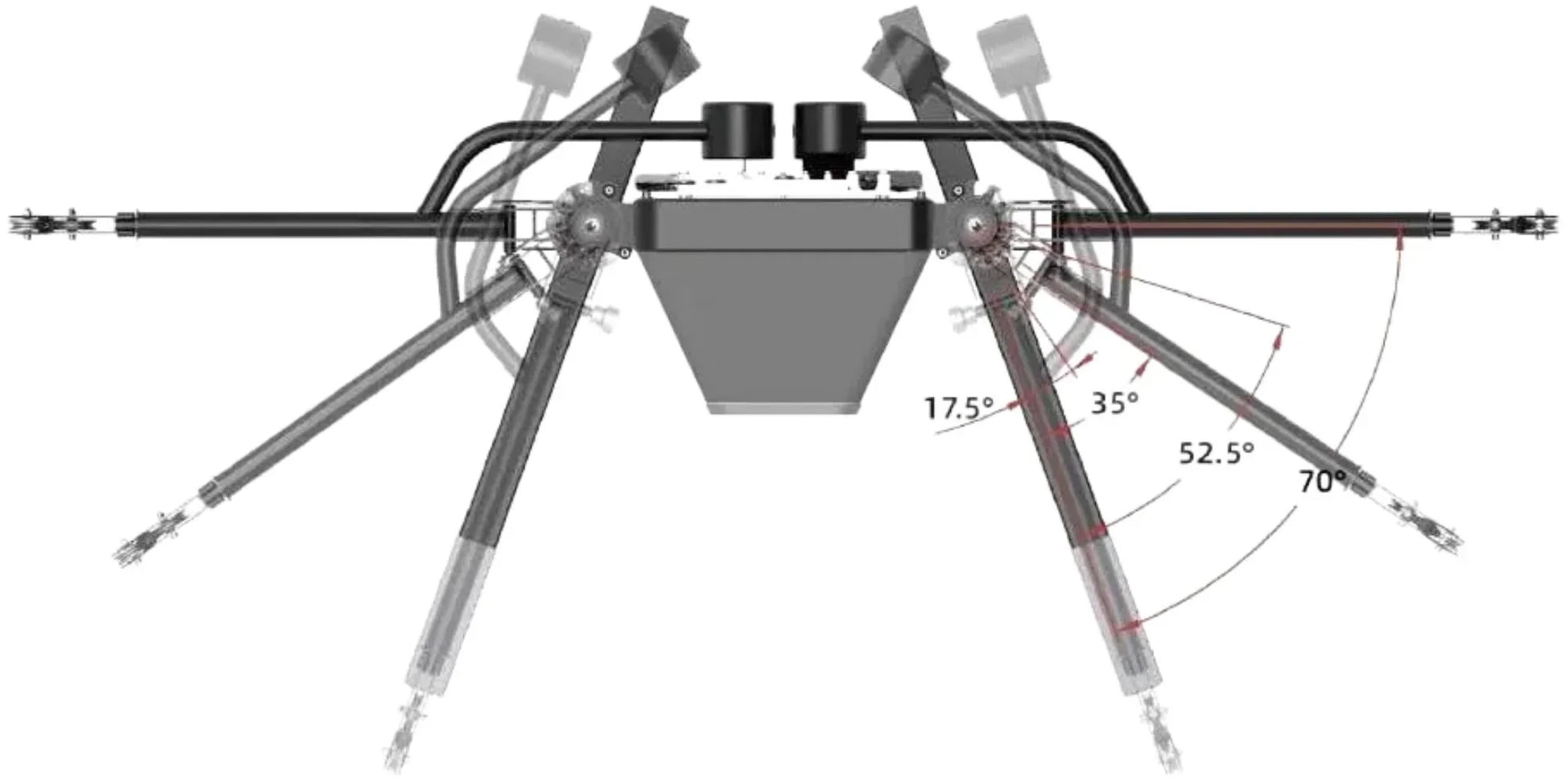 French Fitness Phoenix Dual Cable Cross - Silver (New) Image 2