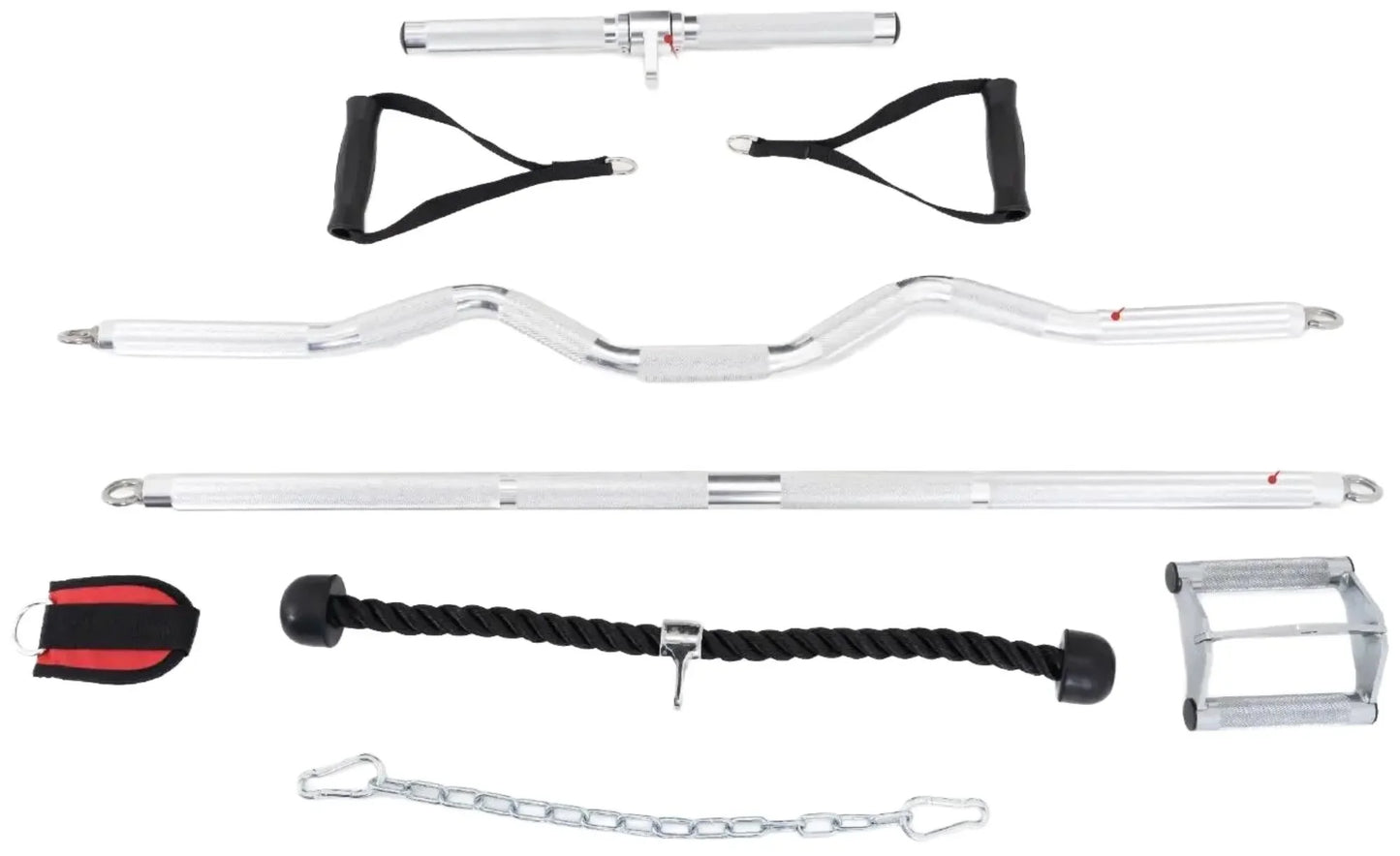 French Fitness Phoenix Dual Cable Cross - Silver (New) Image 4