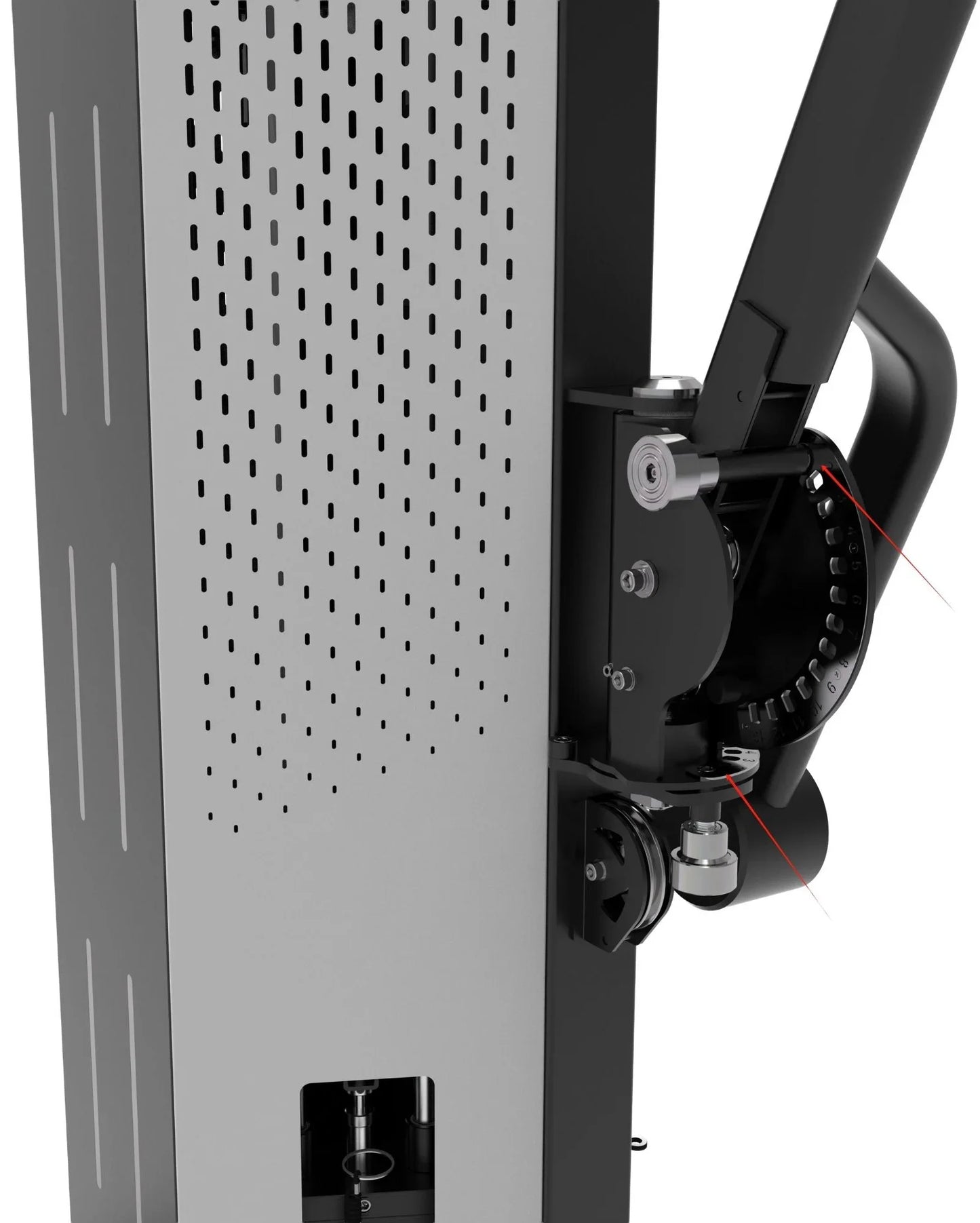 French Fitness Phoenix Dual Cable Cross - Silver (New) Image 5