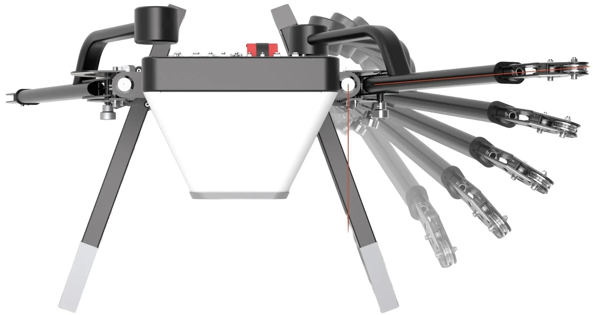 French Fitness Phoenix Dual Cable Cross - Silver (New) Image 6