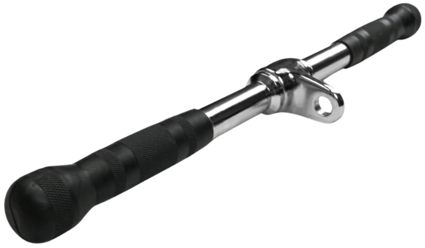 French Fitness Rubber Grip 21" Revolving Straight Bar (New)