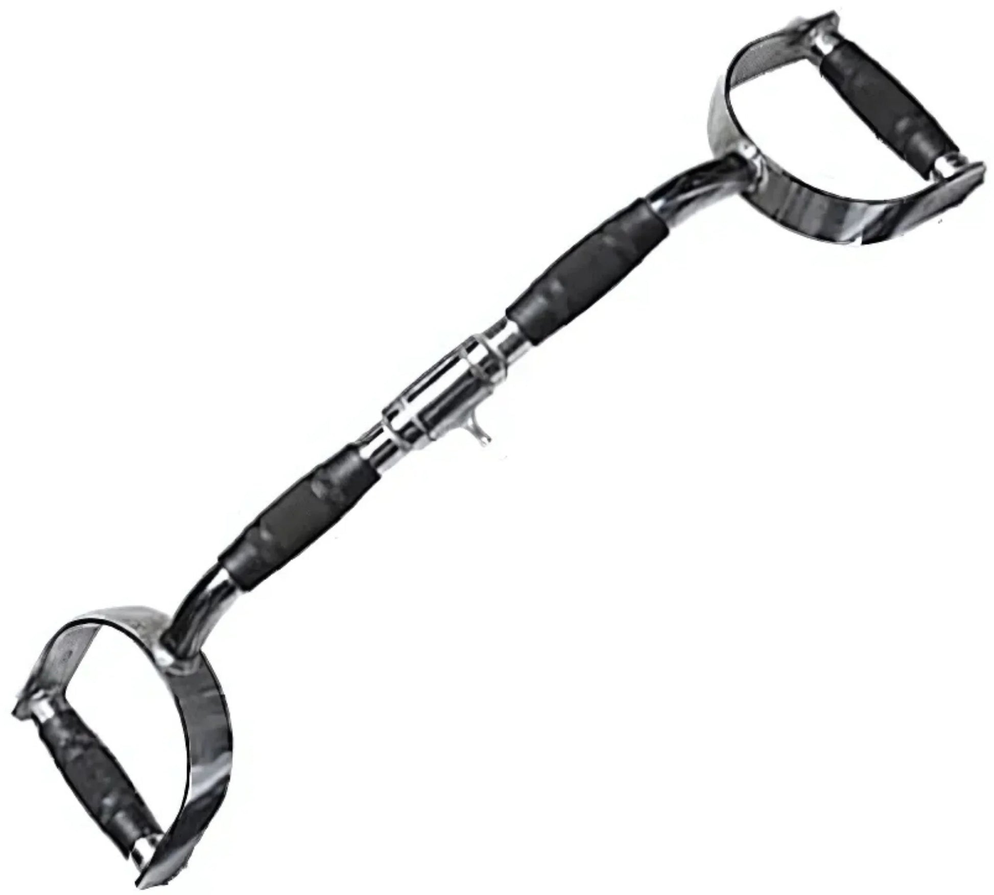 French Fitness - 28" Rubber Grip Pro-Style Lat Bar - Front View