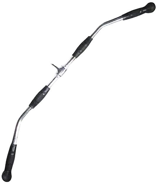 French Fitness 38" Rubber Grip Lat Bar (New) - Front View