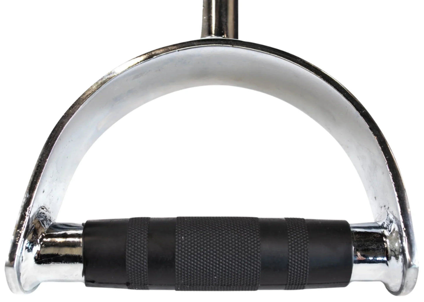French Fitness 38" Rubber Grip Pro-Style Lat Bar (New) - Close Up Handle View