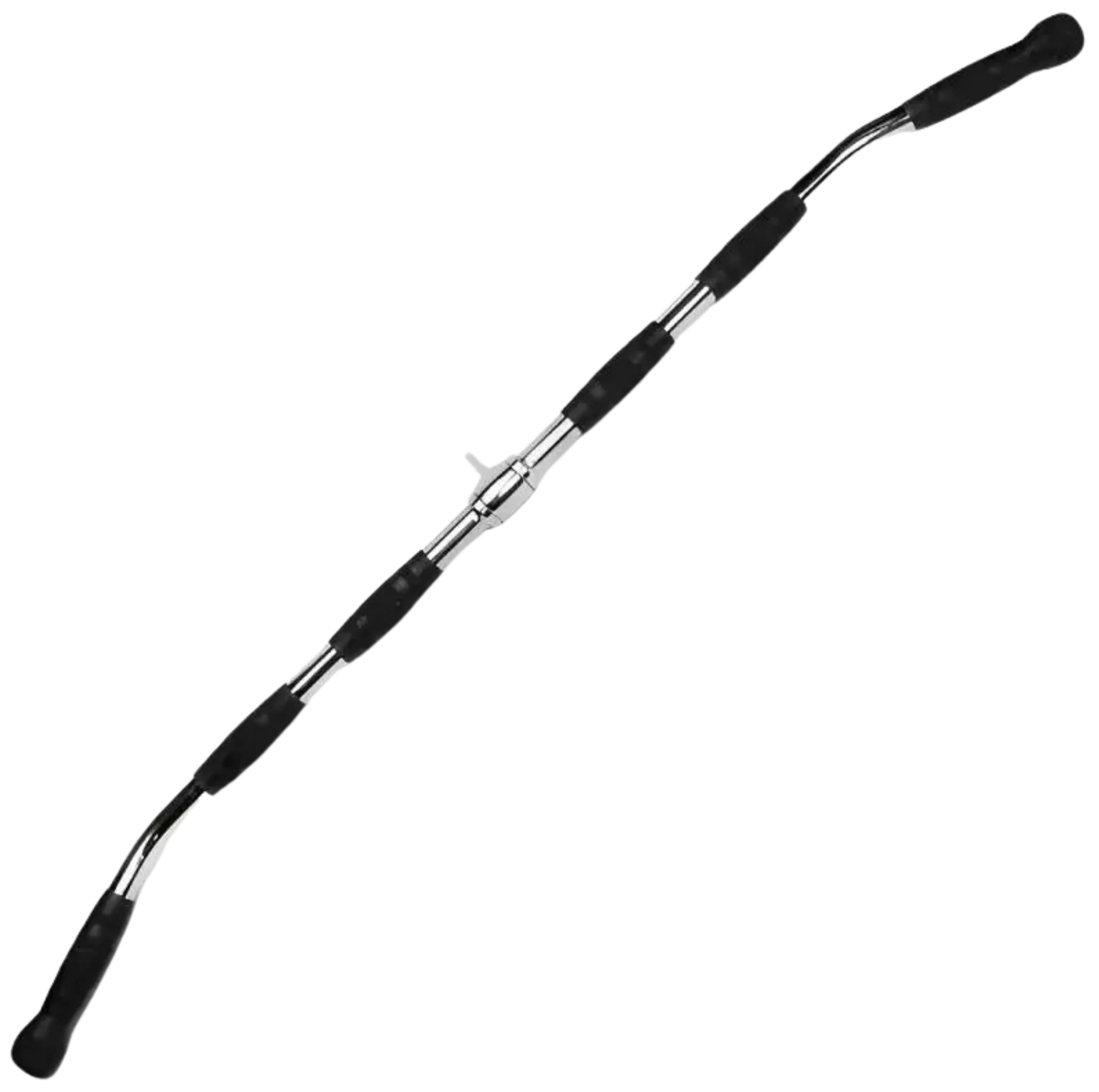 French Fitness 48" Rubber Grip Lat Bar (New) - Front View