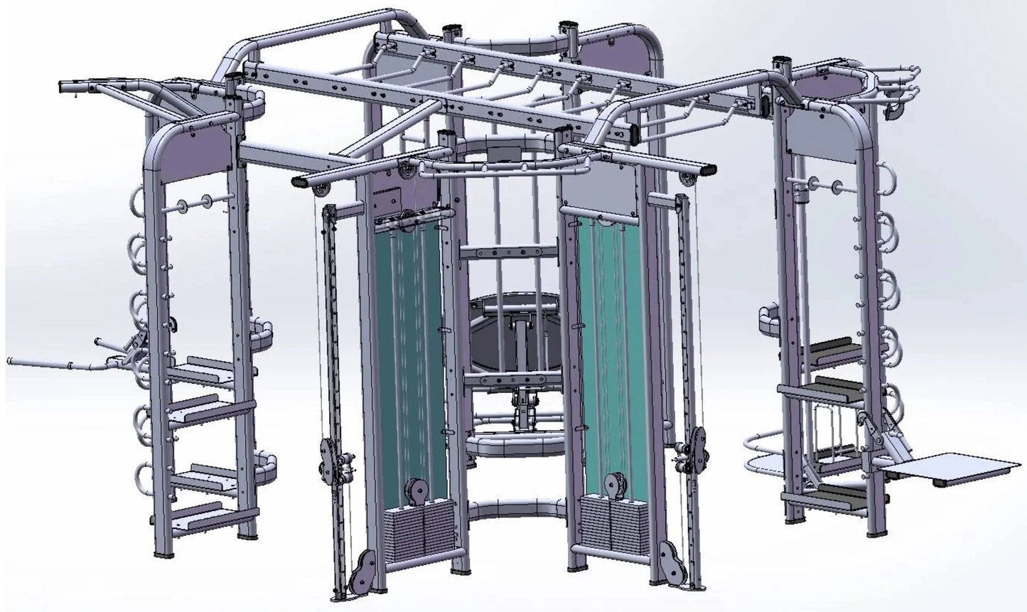 French Fitness FFS Silver 360XL Energy Group Training System (New)