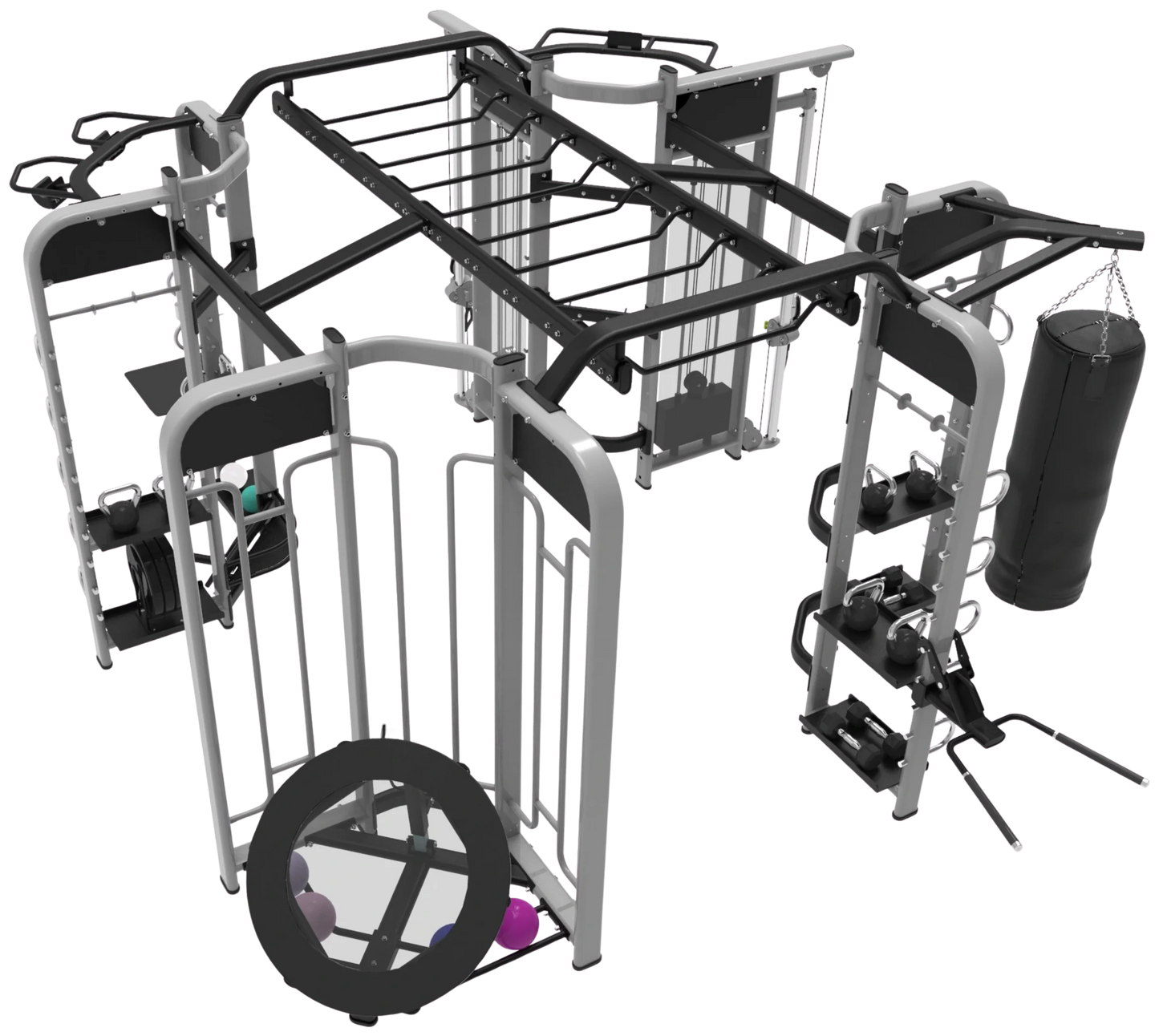 French Fitness FFS Silver 360XL Energy Group Training System (New)