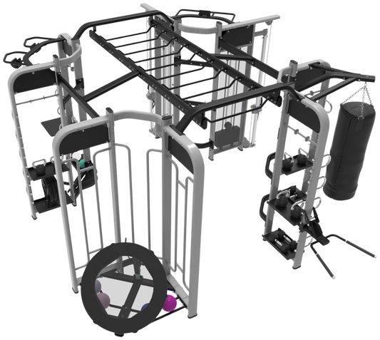 French Fitness FFS Silver 360XL Energy Group Training System (New)
