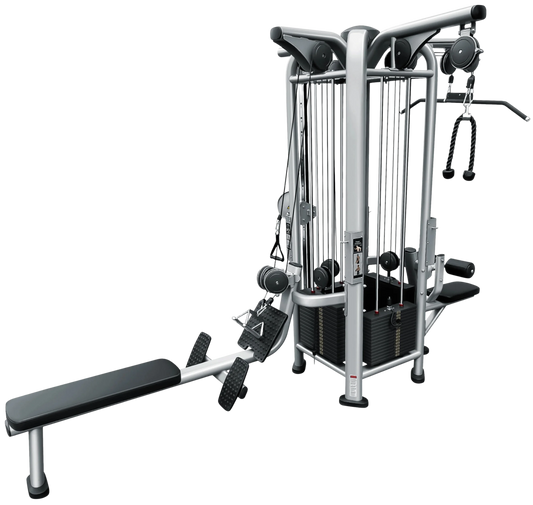 French Fitness FFS Silver 4 Stack Multi Jungle Gym (New)