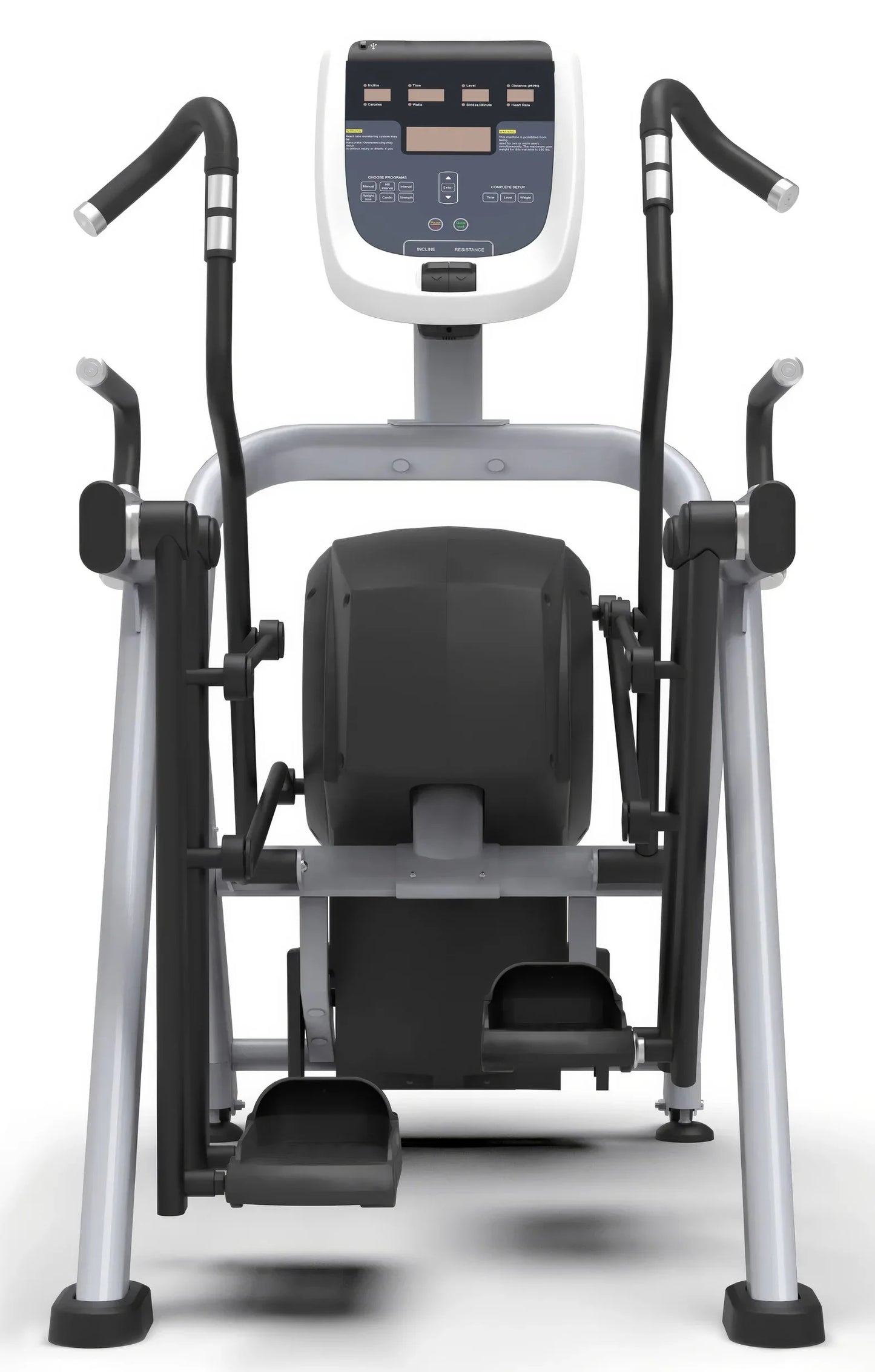 French Fitness Silver Arc Elliptical Trainer (New)