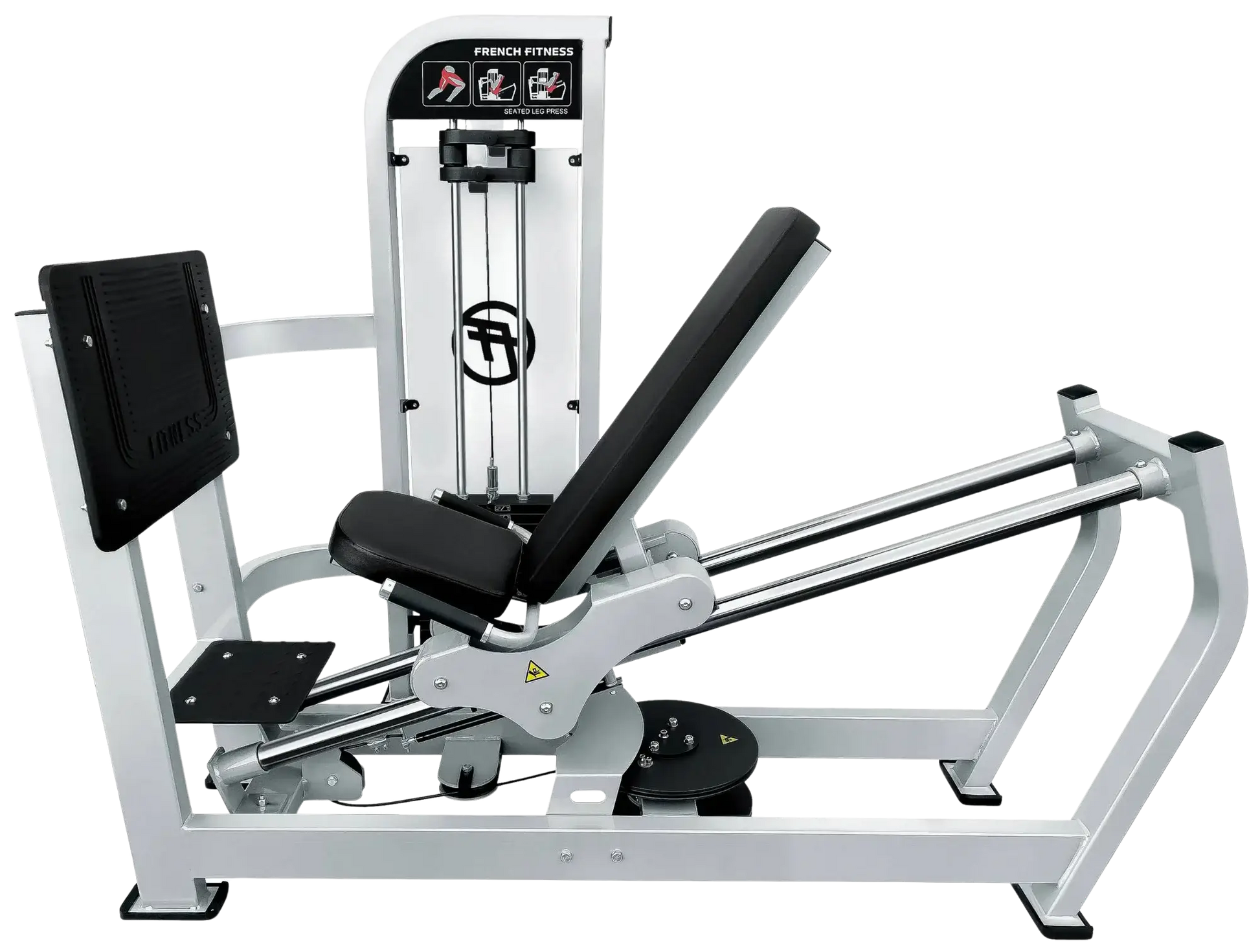 French Fitness Shasta Seated Leg Press Sled / Calf Raise (New) Image