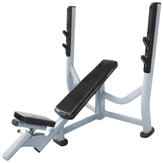 French Fitness FFS Silver Olympic Incline Bench (New) Image