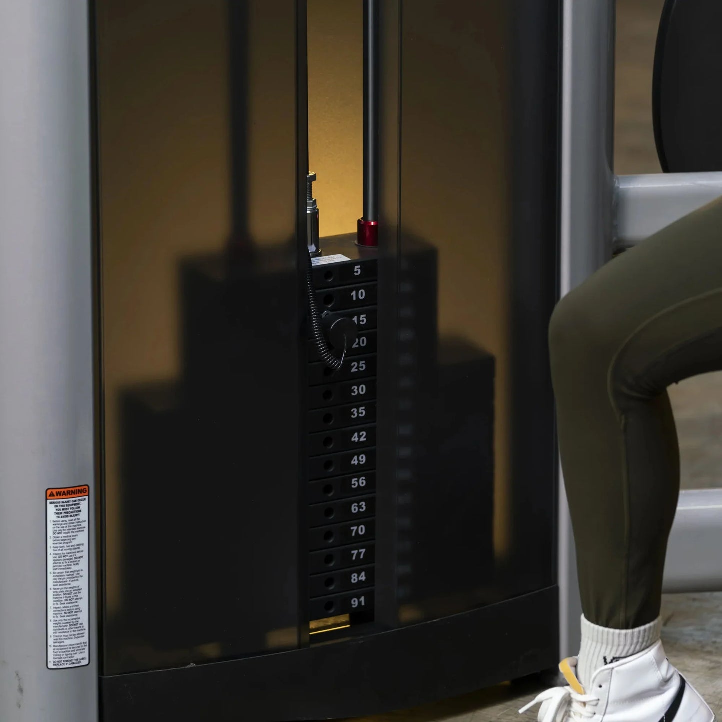 French Fitness FFS Silver Selectorized Abdominal Crunch (New) Image 3