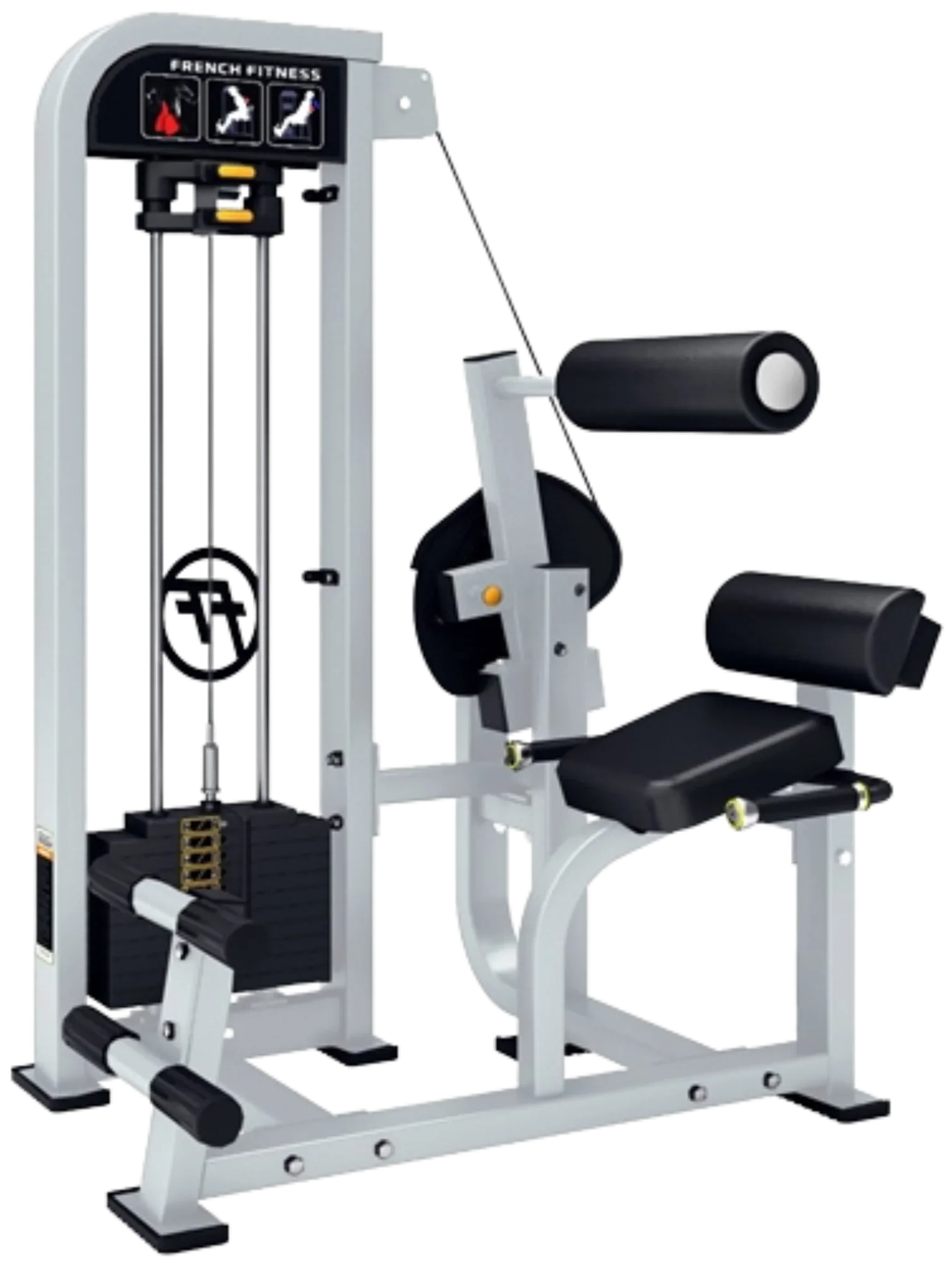 French Fitness Shasta Selectorized Back Extension (New) Image