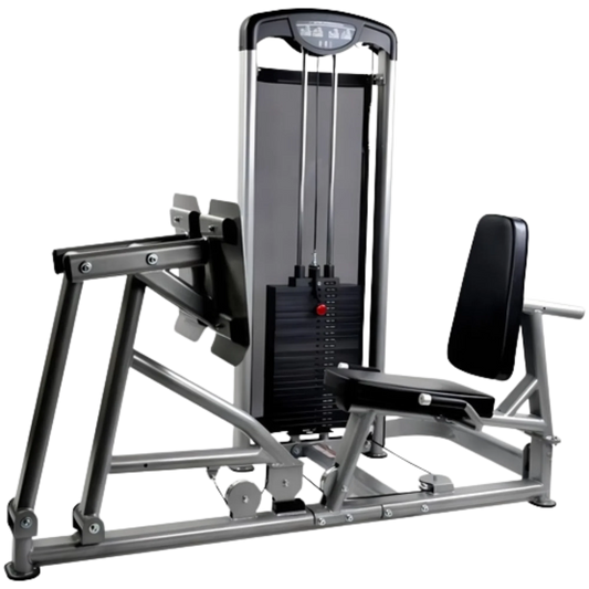 French Fitness FFS Silver Seated Leg Press (New) Image