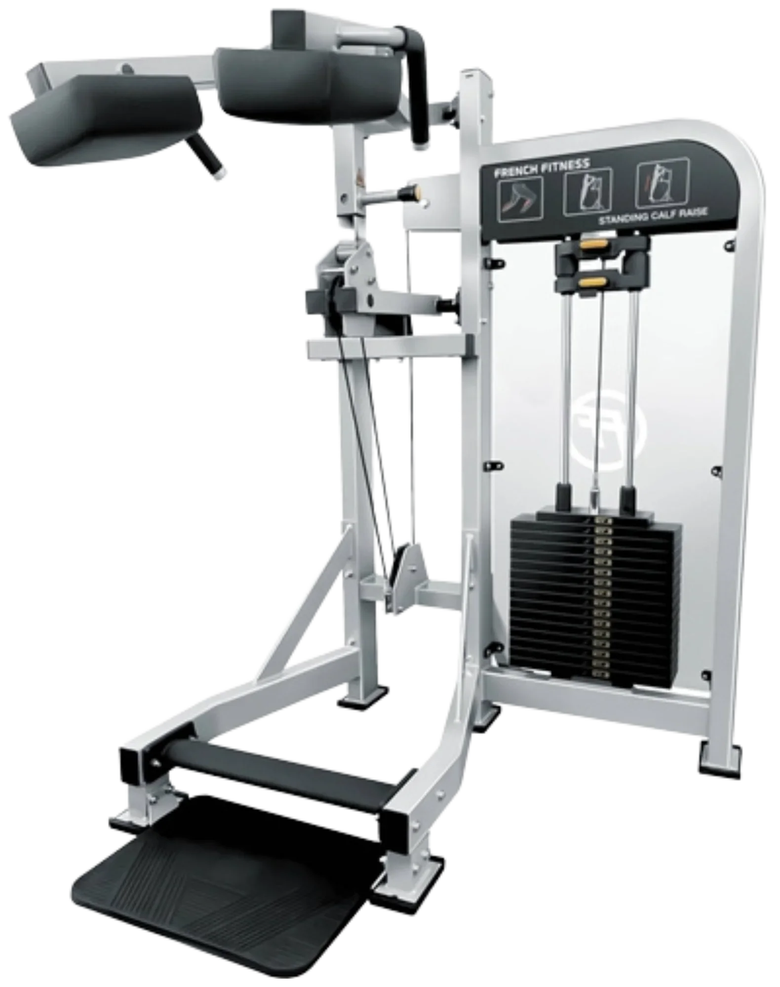 French Fitness Shasta Selectorized Standing Calf Raise (New) Image