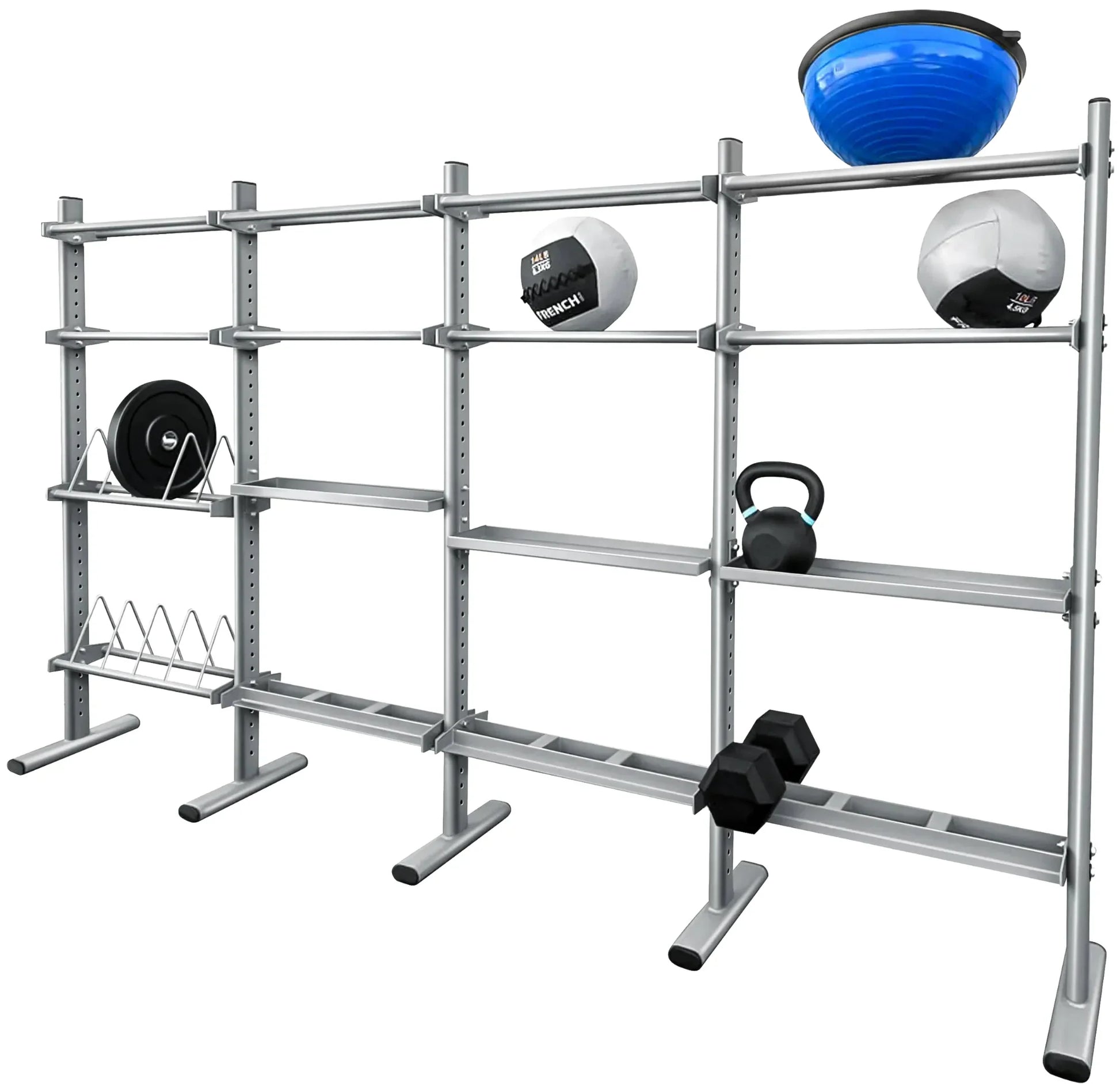 French Fitness FFS Silver Universal Storage Rack System (New) Image 2
